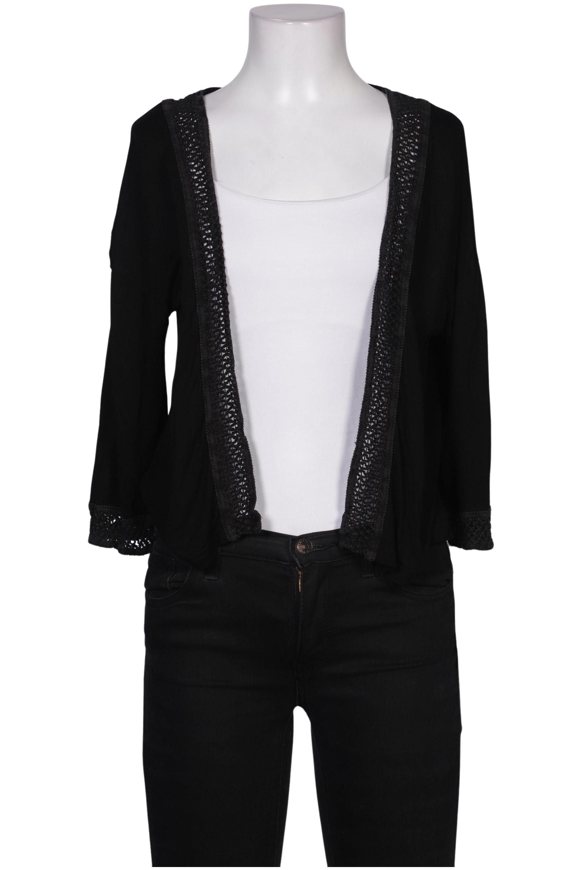 

s.Oliver Damen Strickjacke, schwarz, Gr. 34