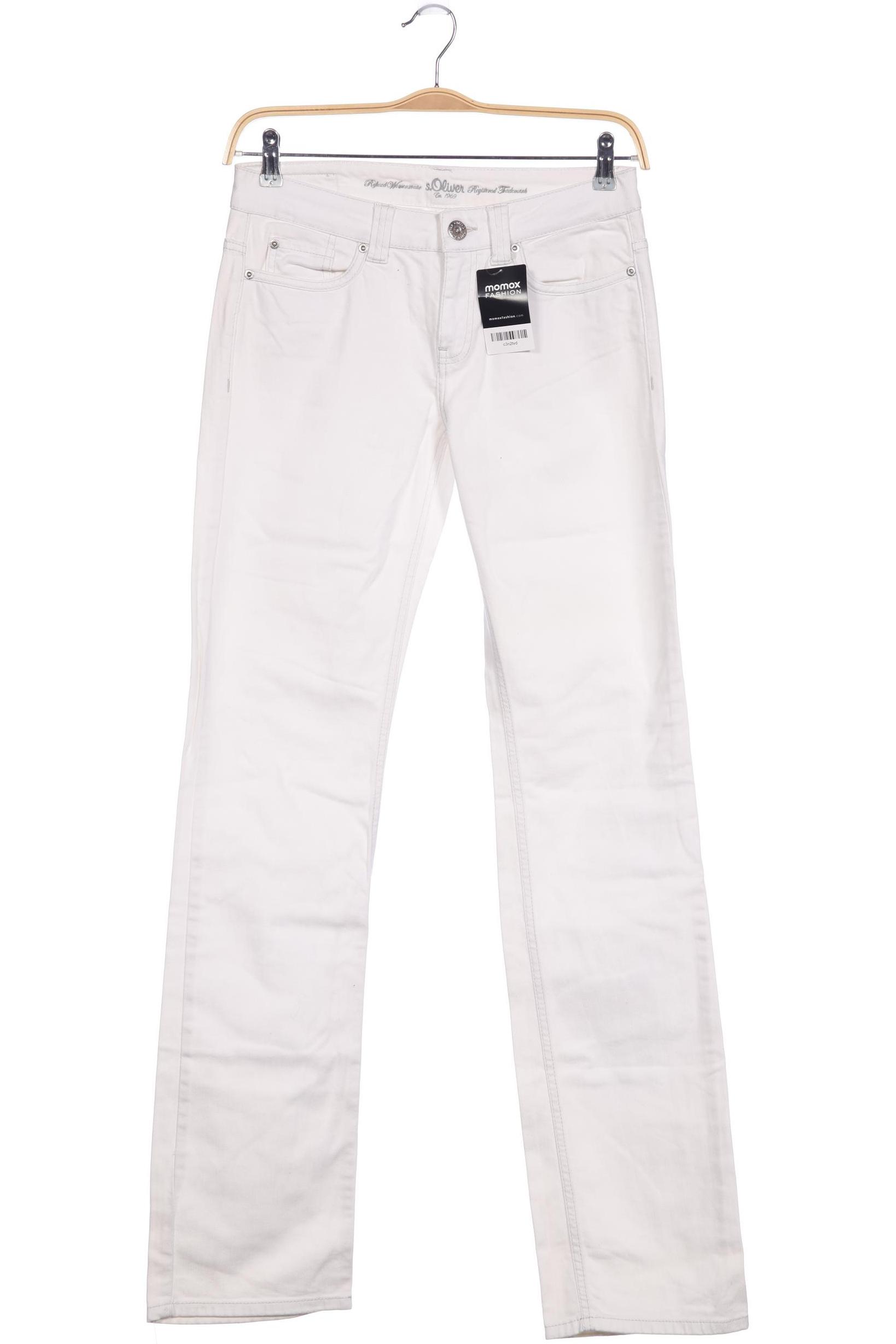 

s.Oliver Damen Jeans, cremeweiß, Gr. 31