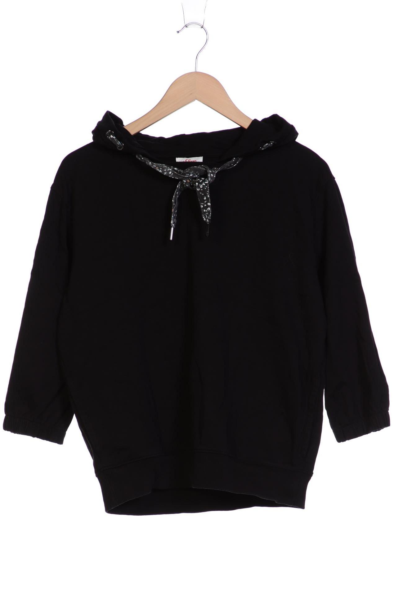 

s.Oliver Damen Kapuzenpullover, schwarz, Gr. 36