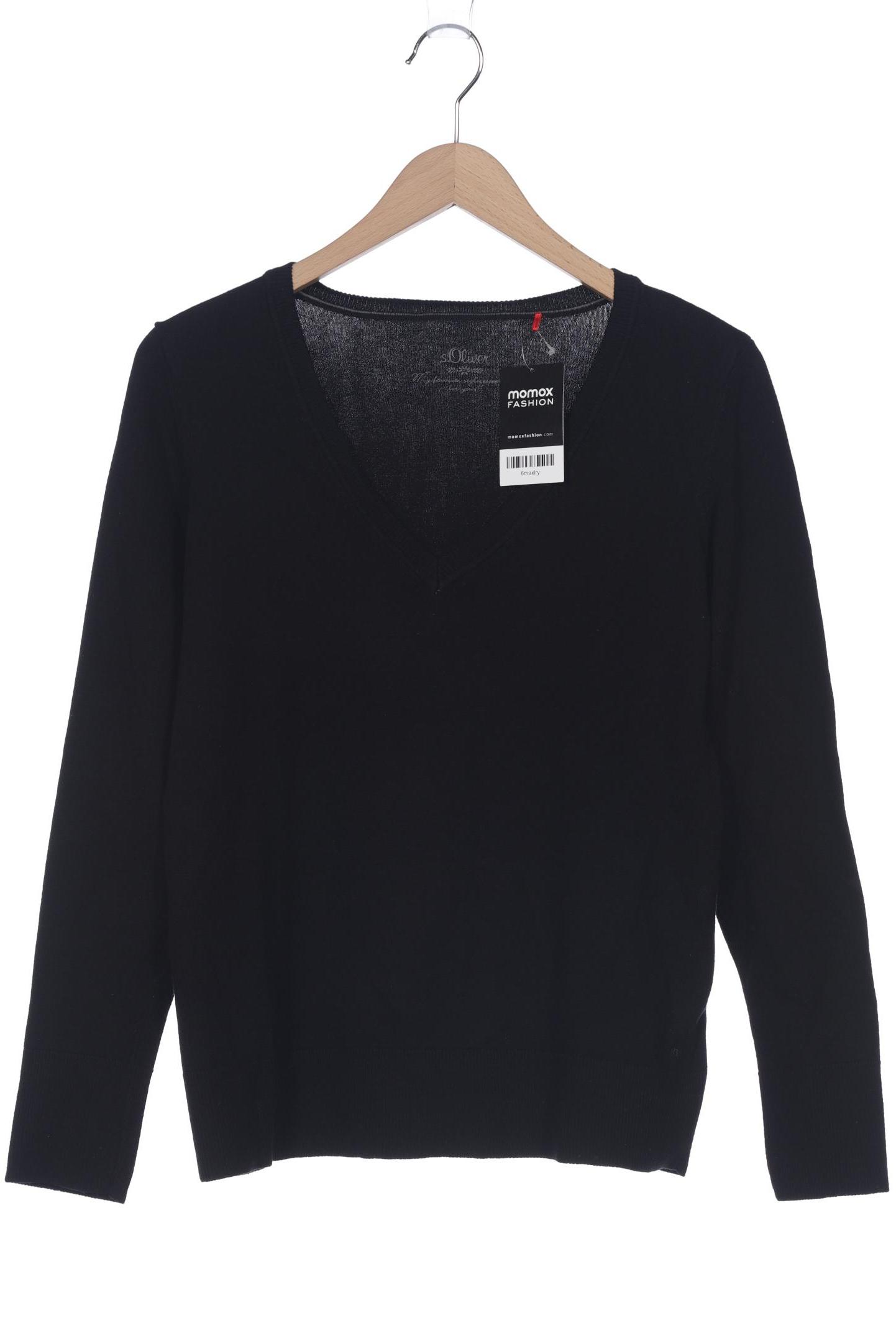 

s.Oliver Damen Pullover, schwarz, Gr. 42