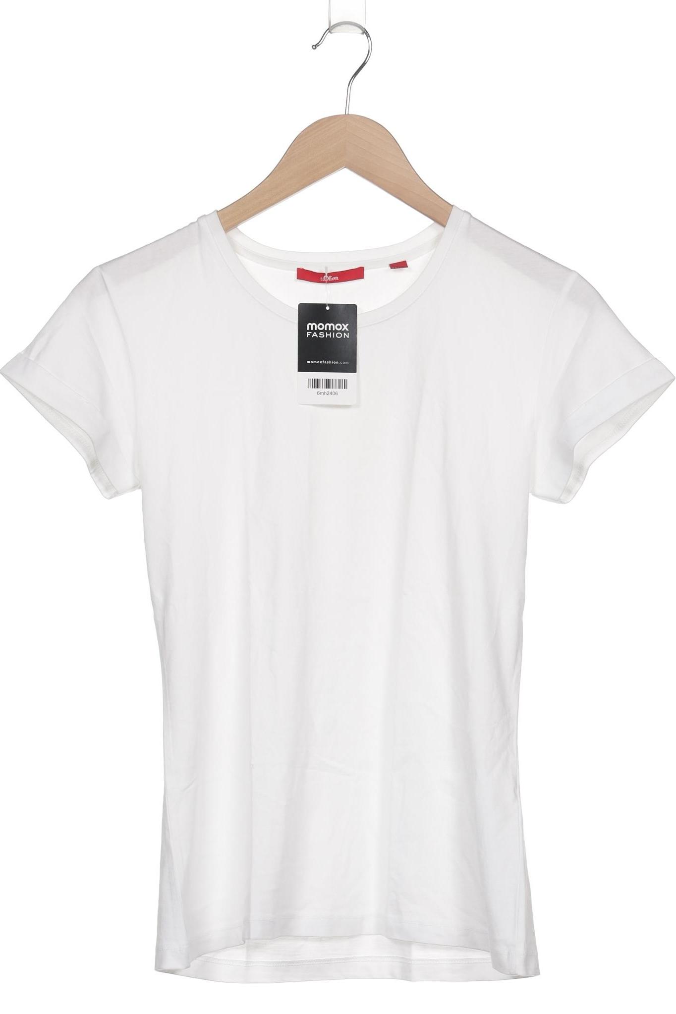 

s.Oliver Damen T-Shirt, weiß, Gr. 34