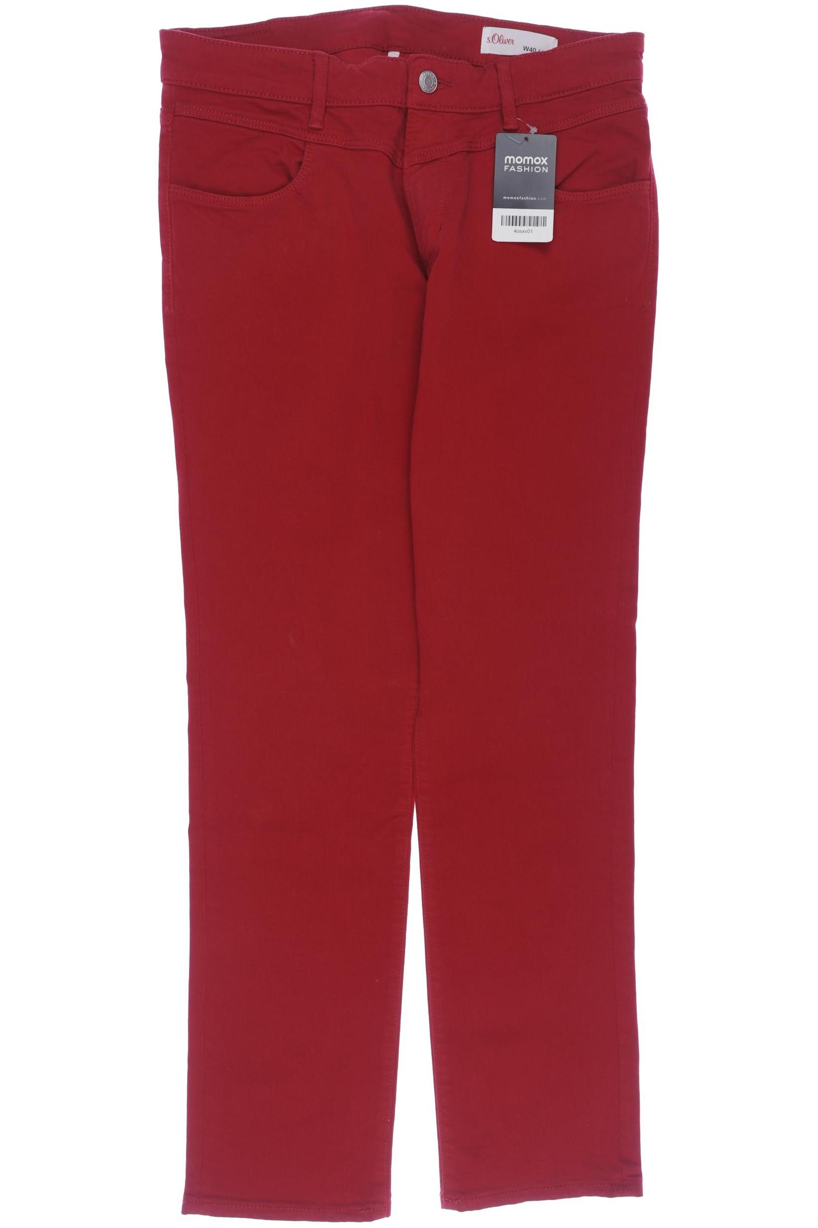 

s.Oliver Damen Jeans, rot, Gr. 40