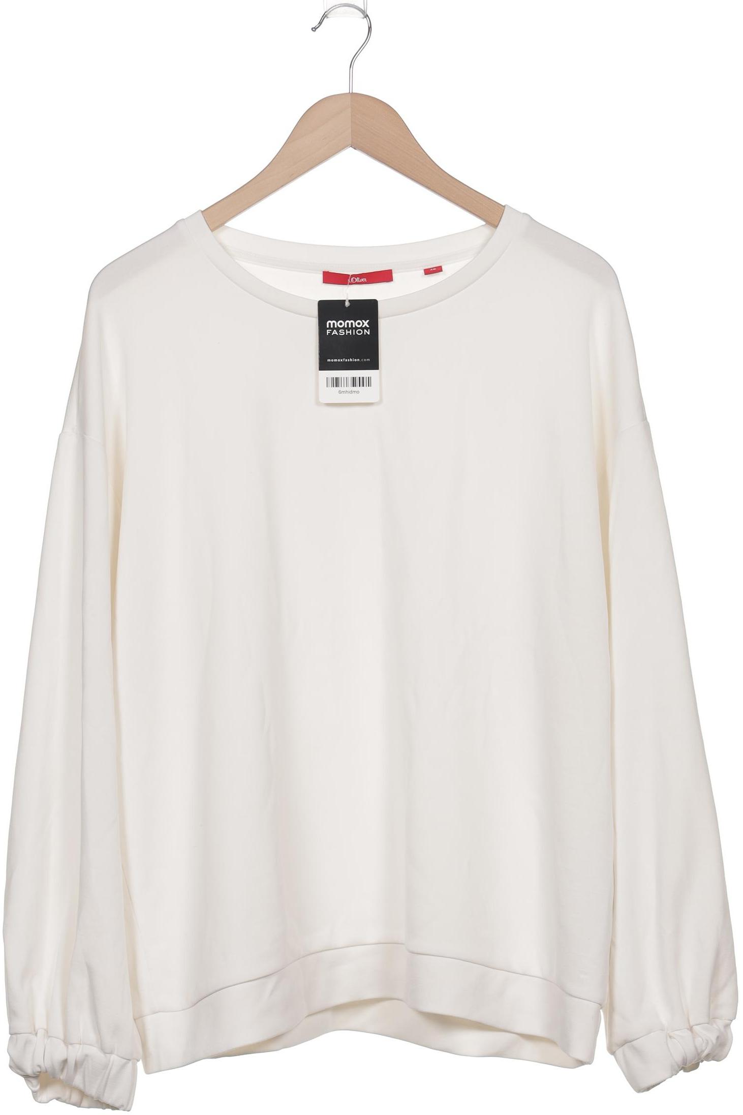 

s.Oliver Damen Sweatshirt, weiß, Gr. 46