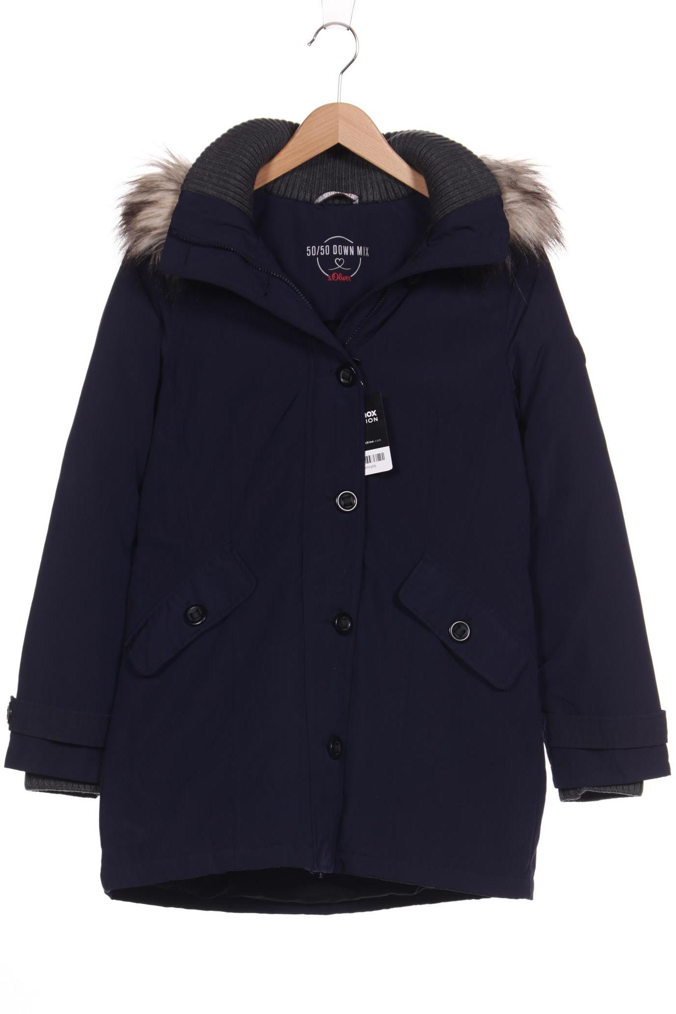 

s.Oliver Damen Mantel, marineblau