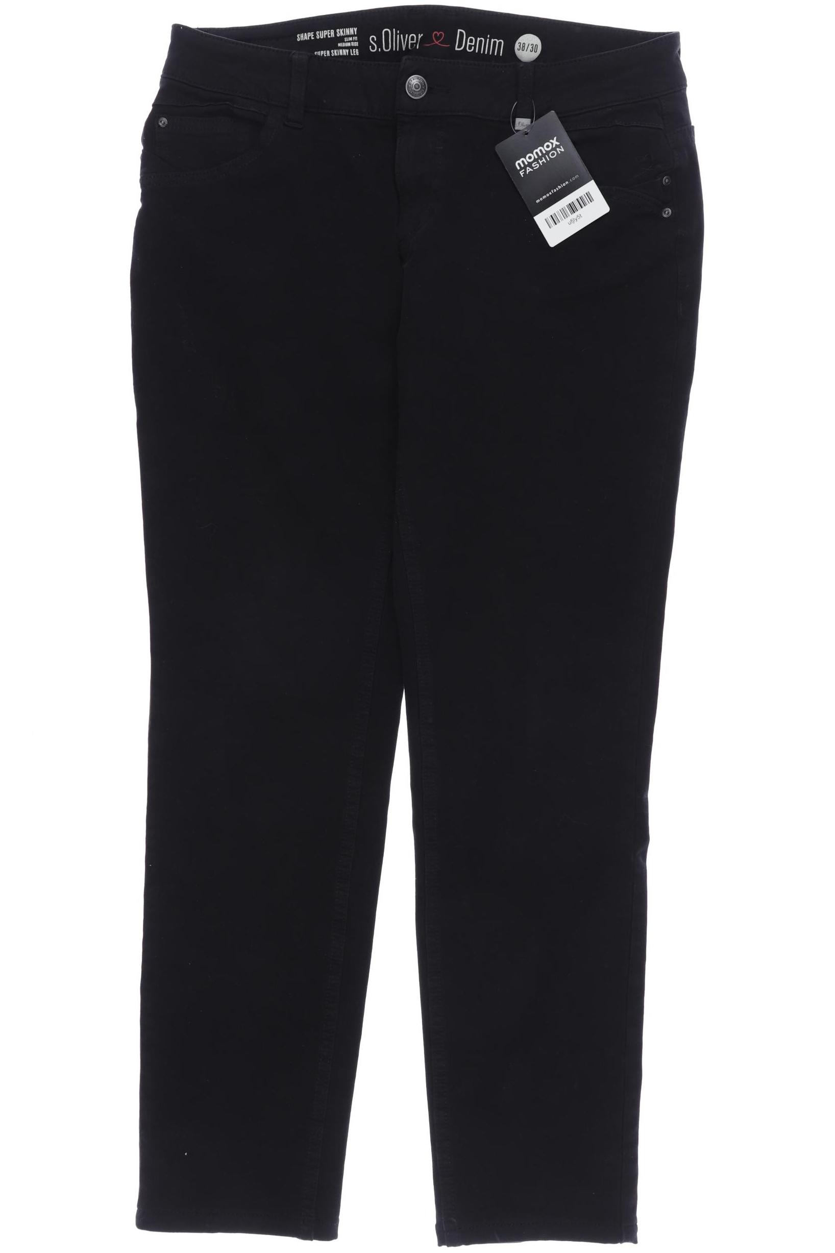 

s.Oliver Damen Jeans, schwarz, Gr. 38