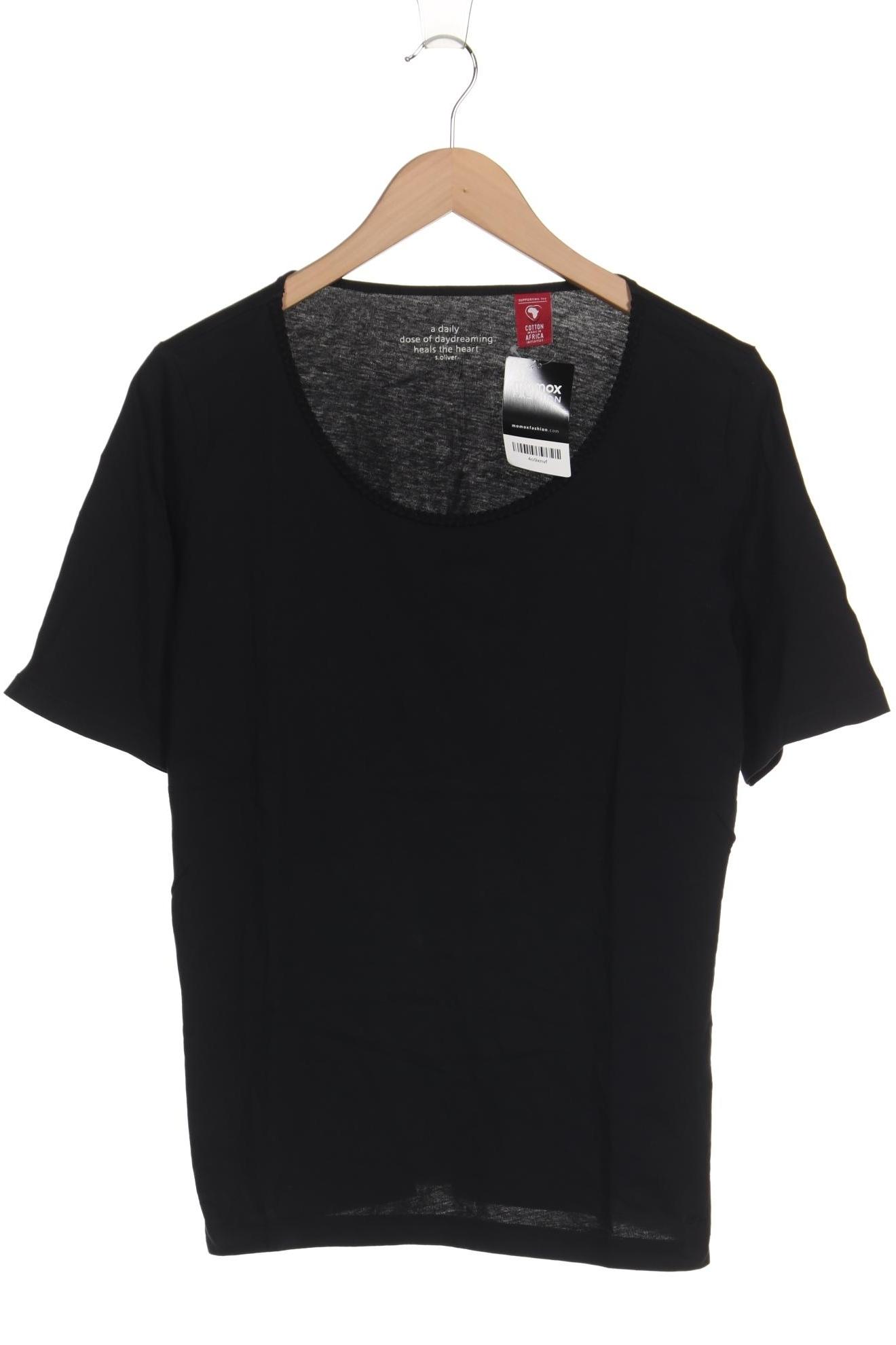 

s.Oliver Damen T-Shirt, schwarz, Gr. 42