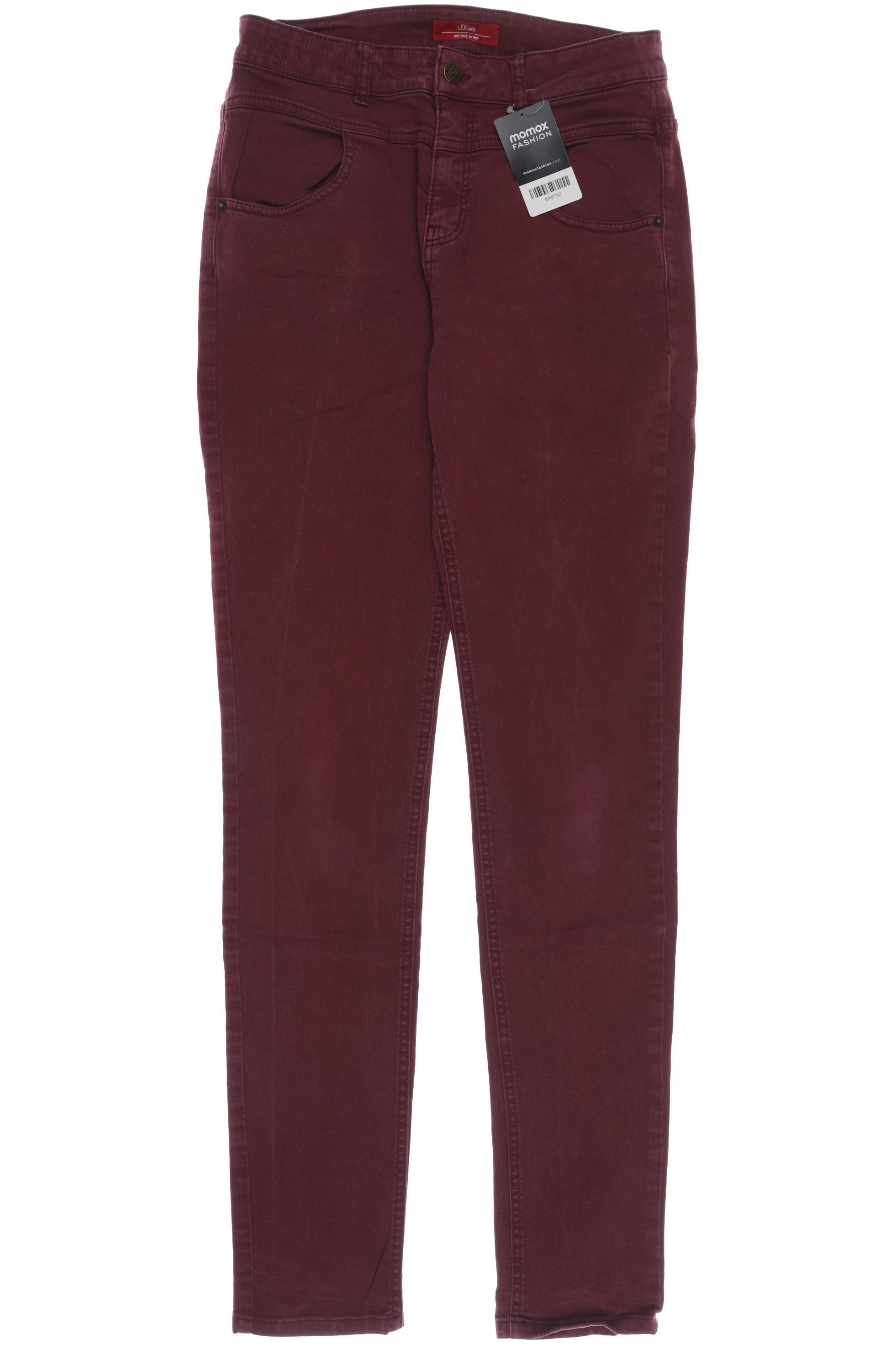 

s.Oliver Damen Jeans, bordeaux, Gr. 38