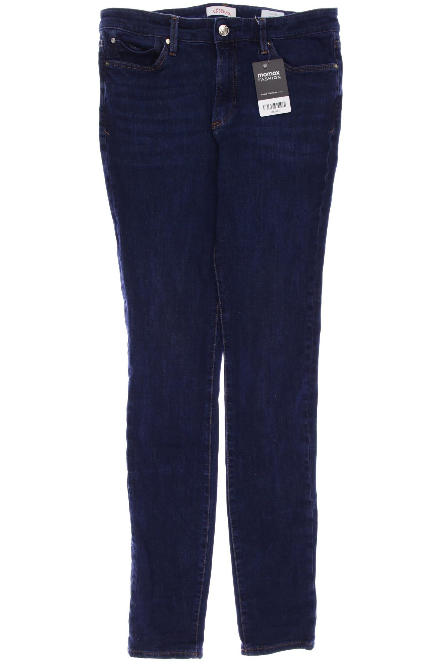 

s.Oliver Damen Jeans, marineblau