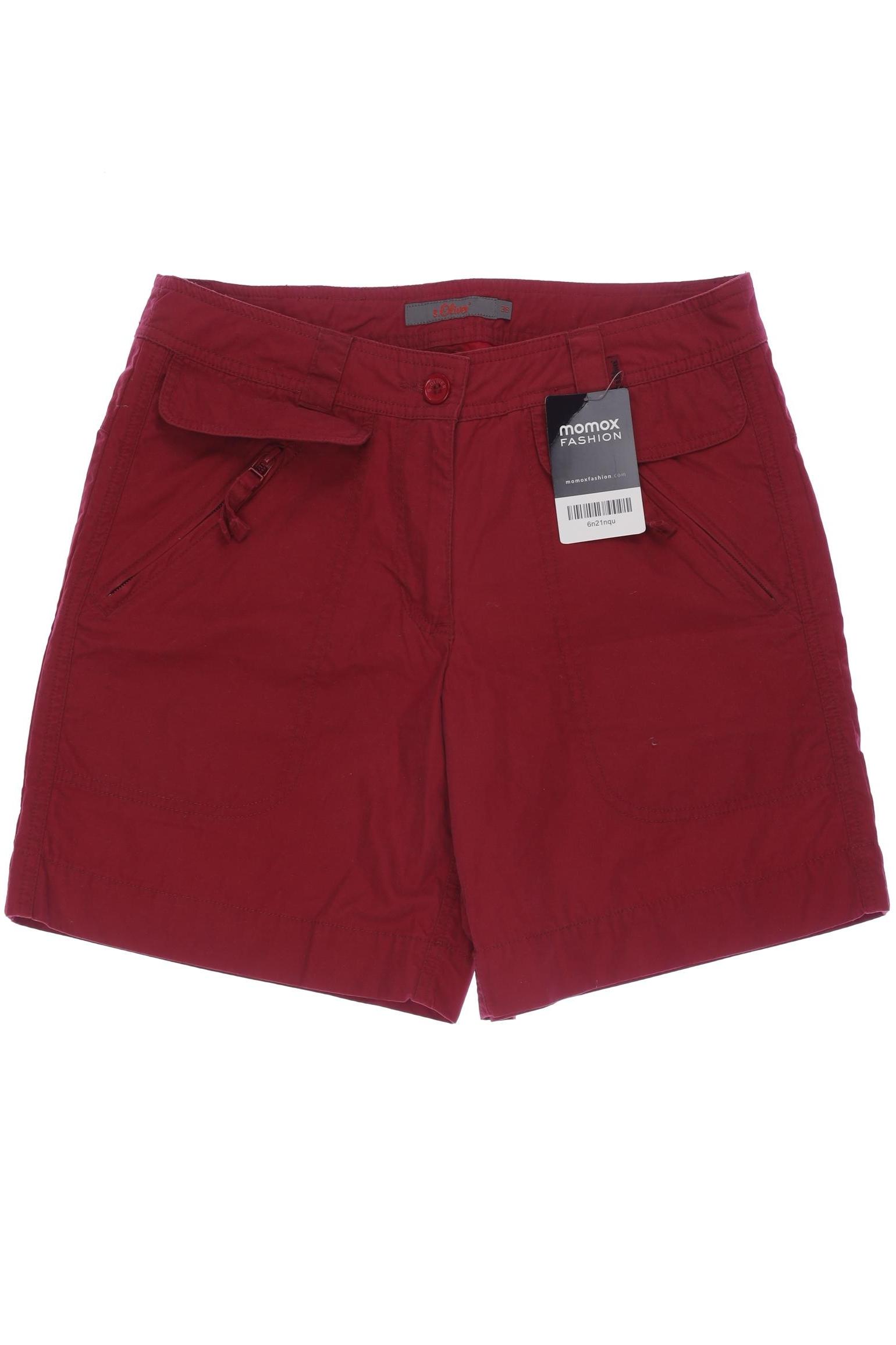 

s.Oliver Damen Shorts, bordeaux, Gr. 36