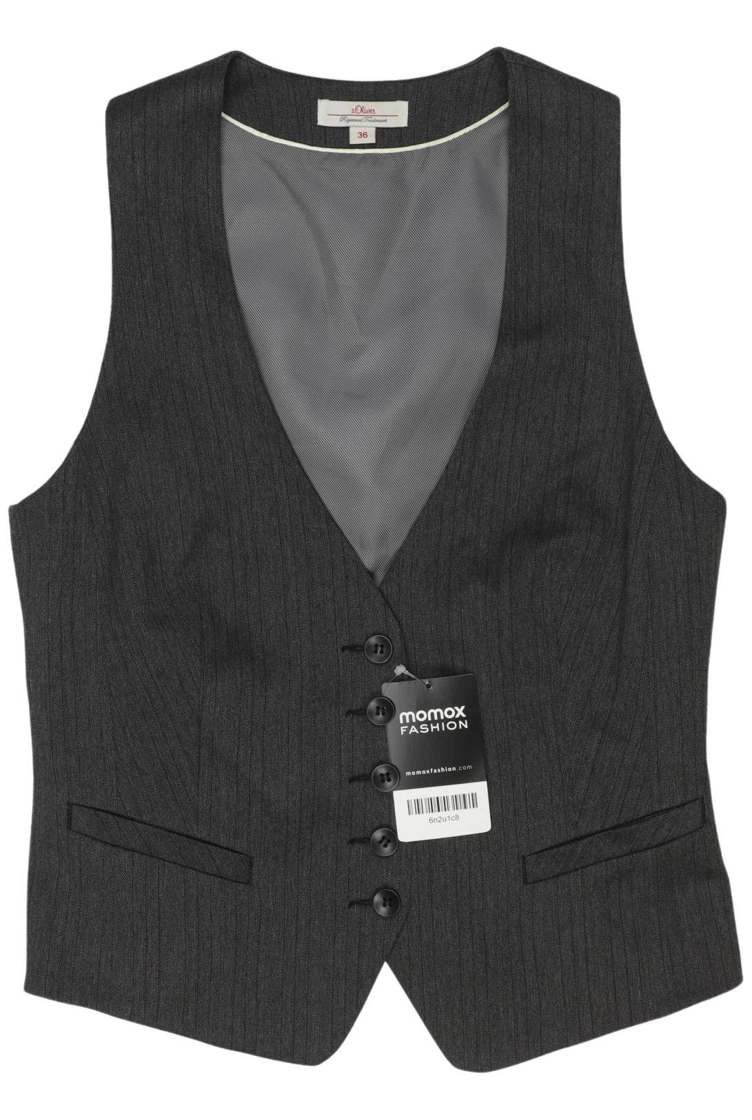 

s.Oliver Damen Weste, grau, Gr. 36