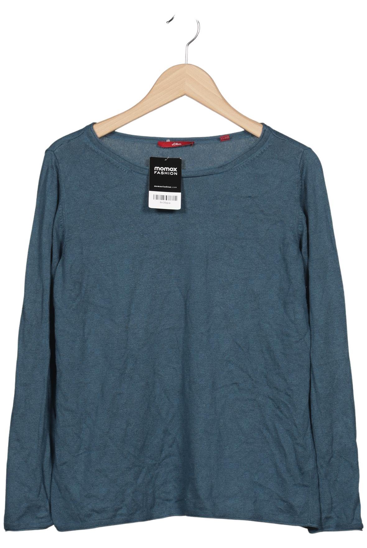 

s.Oliver Damen Pullover, blau, Gr. 44