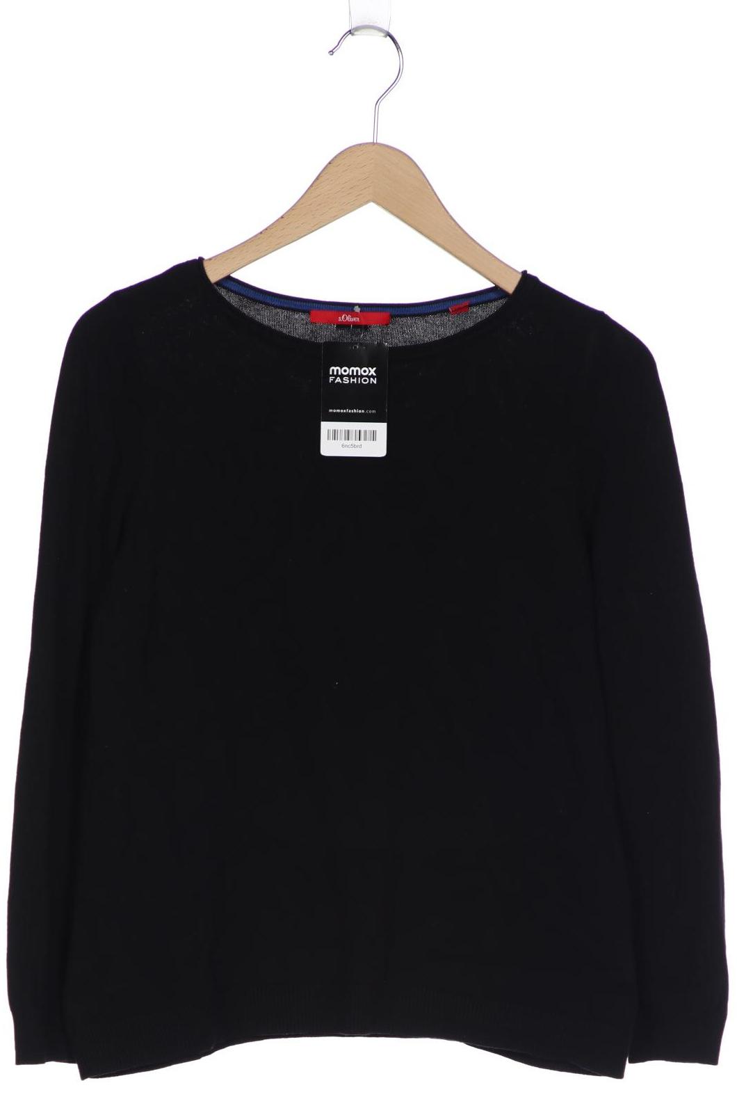 

s.Oliver Damen Pullover, schwarz