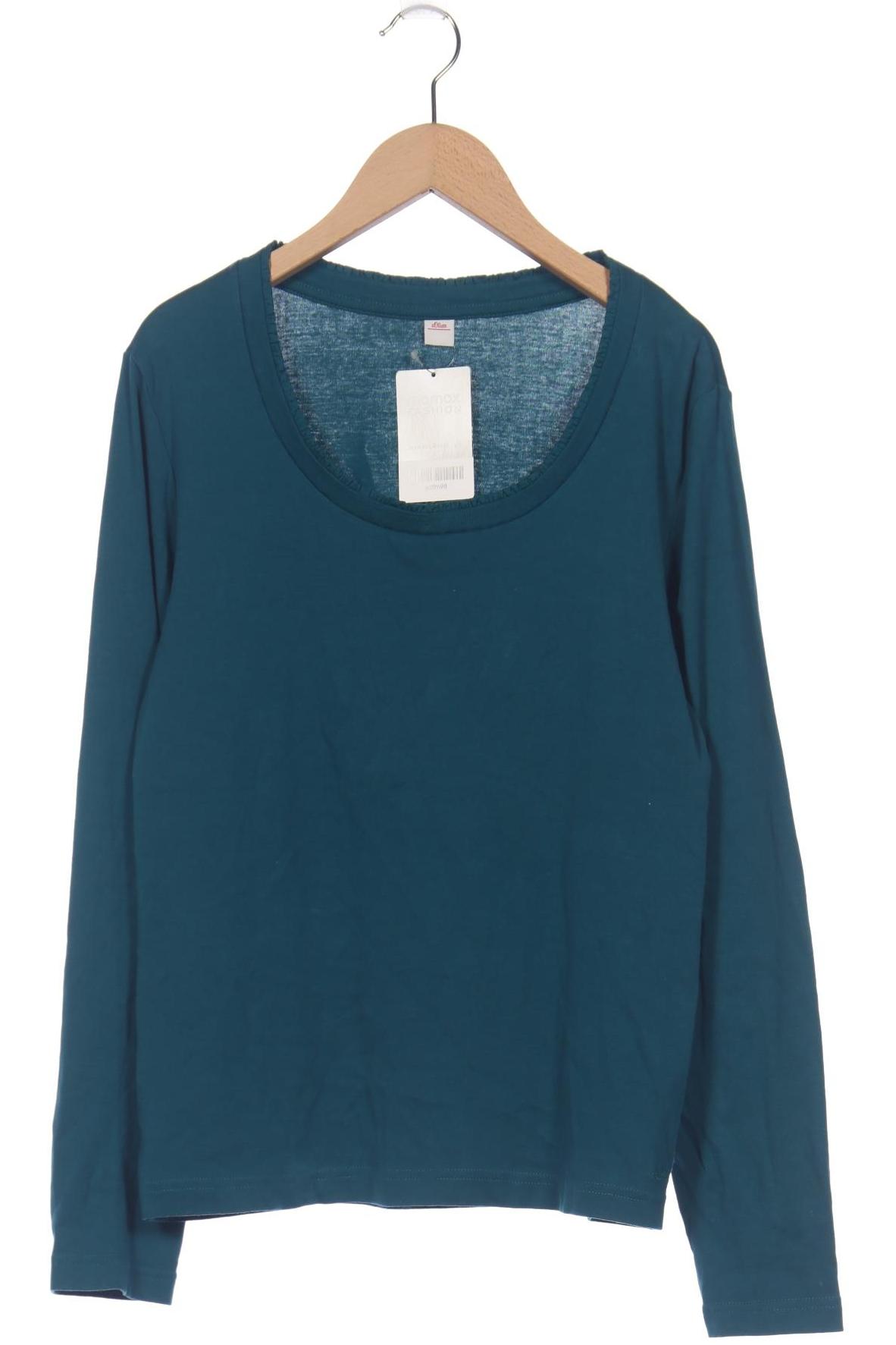 

s.Oliver Damen Langarmshirt, türkis, Gr. 42