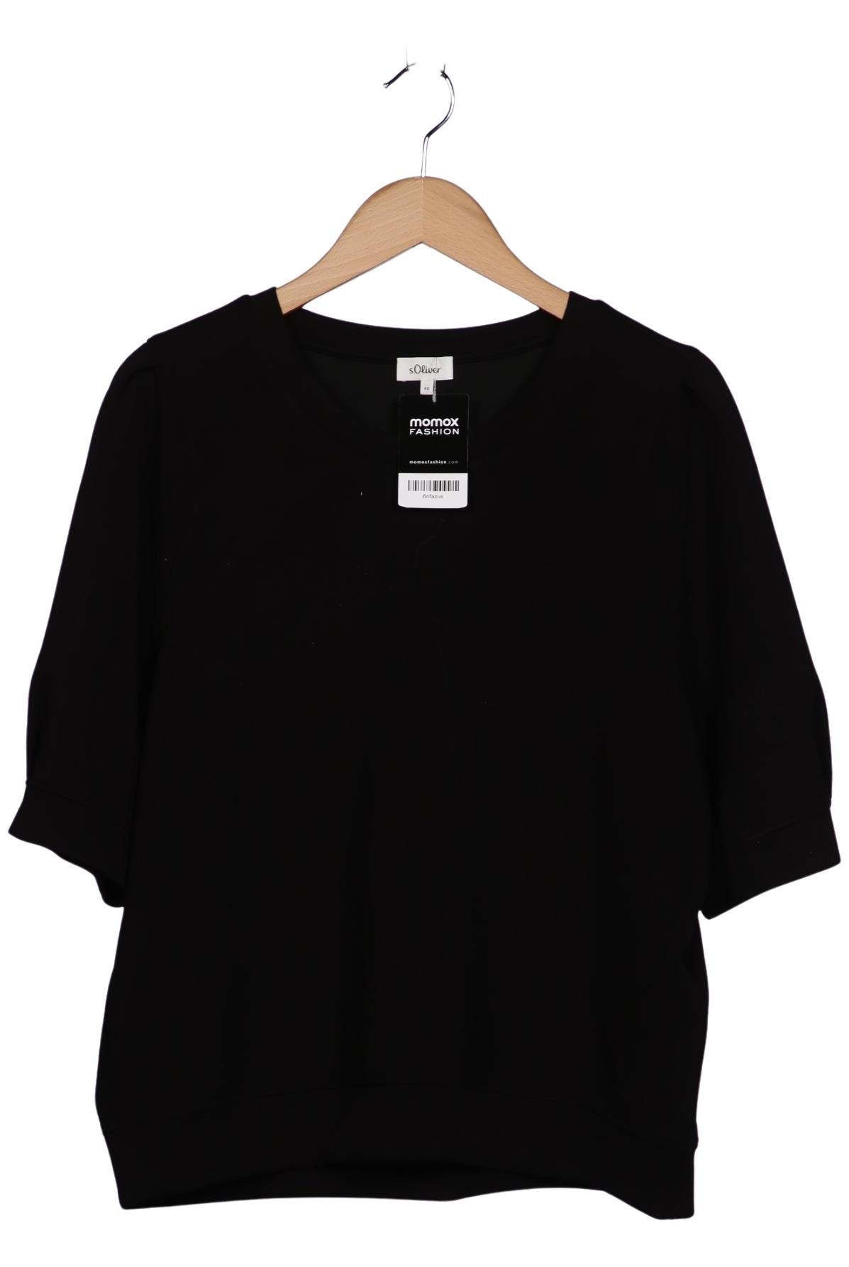 

s.Oliver Damen Sweatshirt, schwarz, Gr. 46