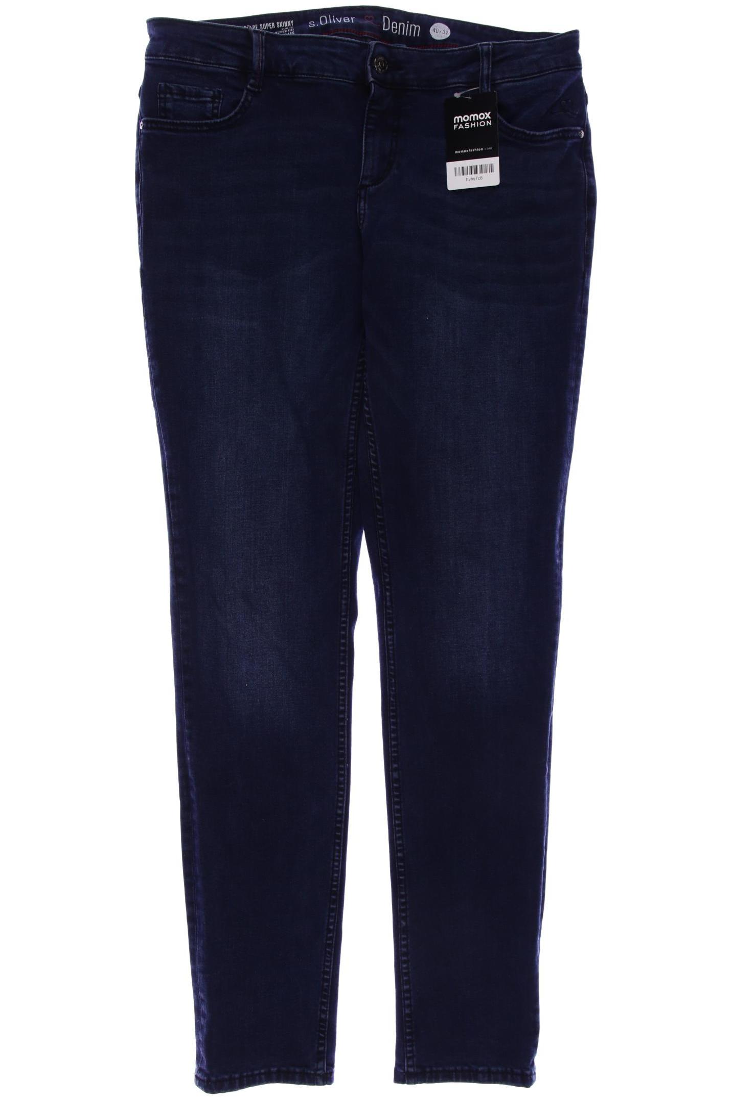 

s.Oliver Damen Jeans, marineblau