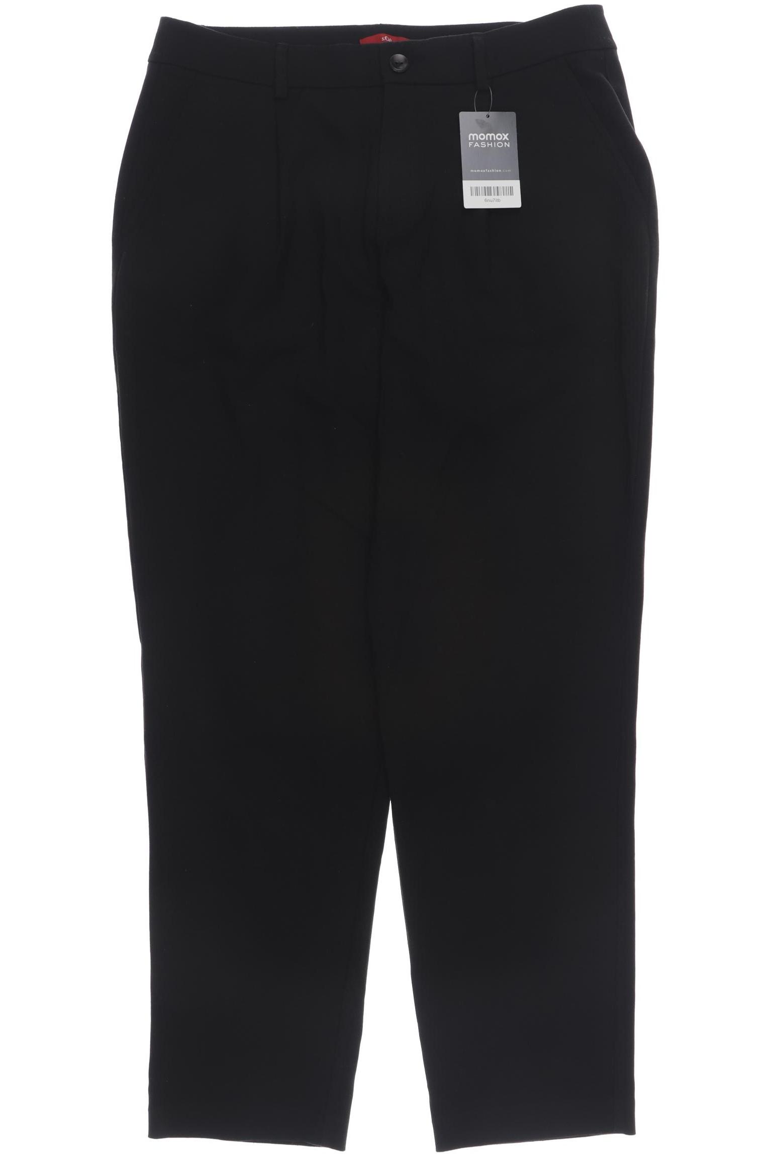 

s.Oliver Damen Stoffhose, schwarz