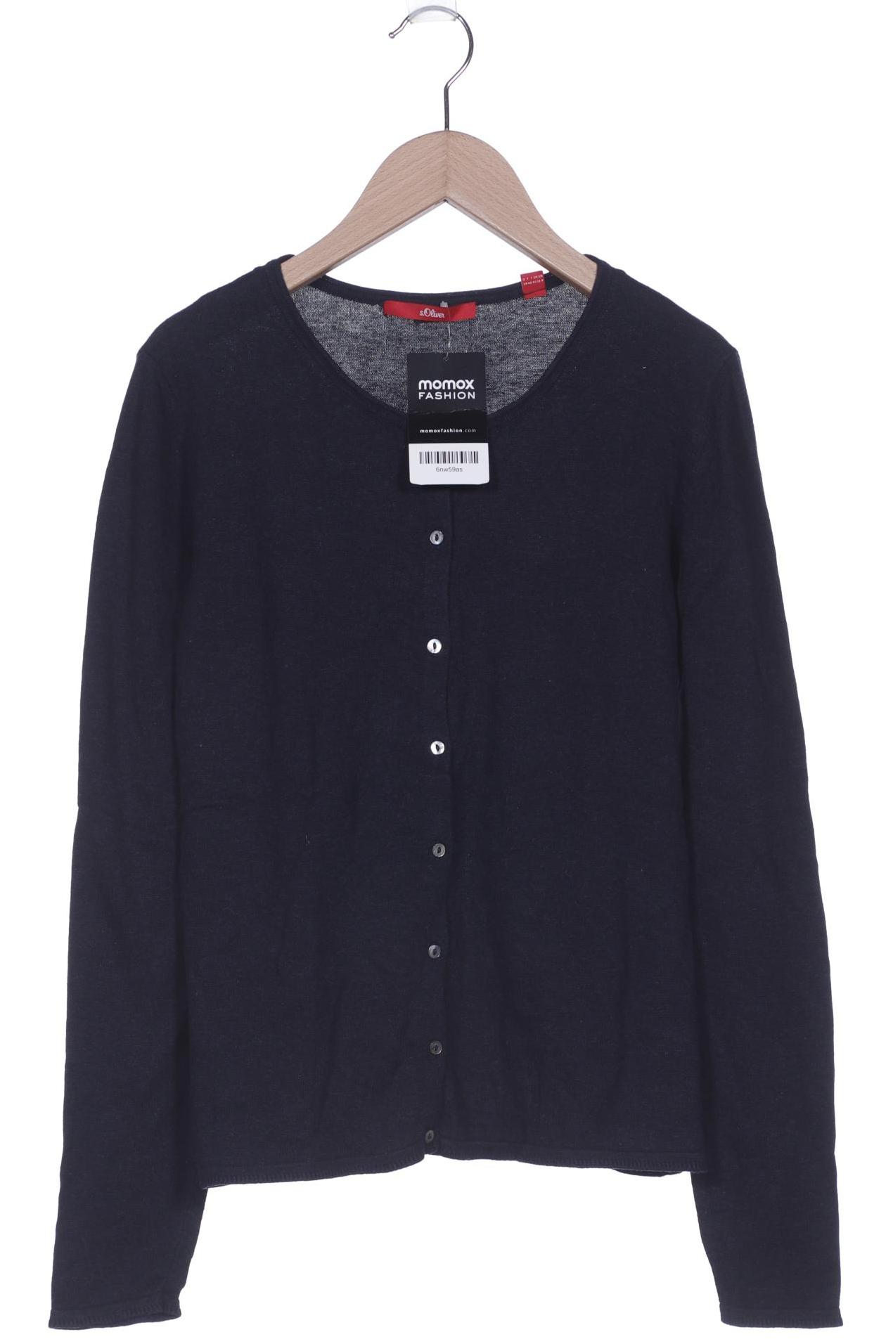 

s.Oliver Damen Strickjacke, marineblau