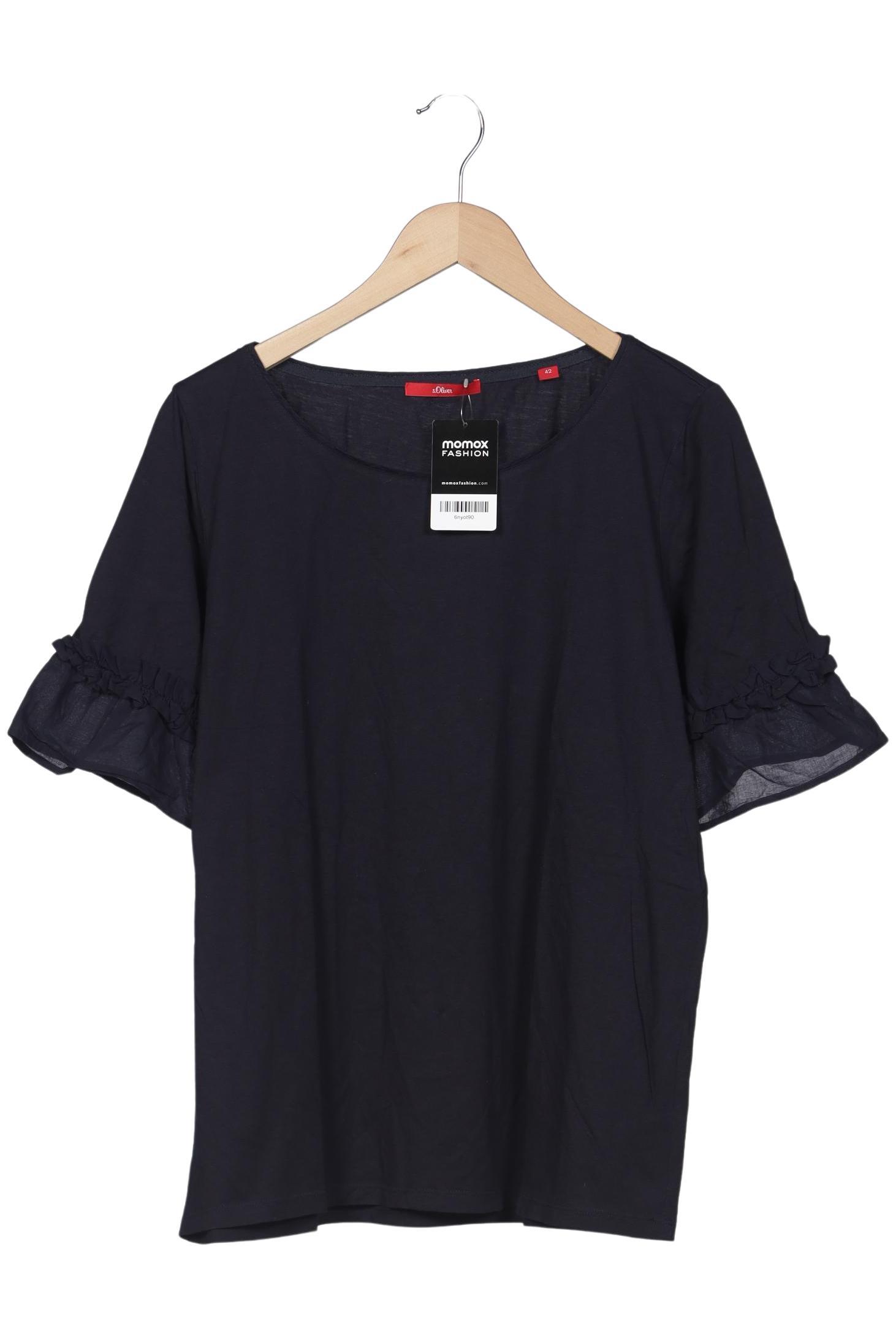 

s.Oliver Damen T-Shirt, marineblau, Gr. 42