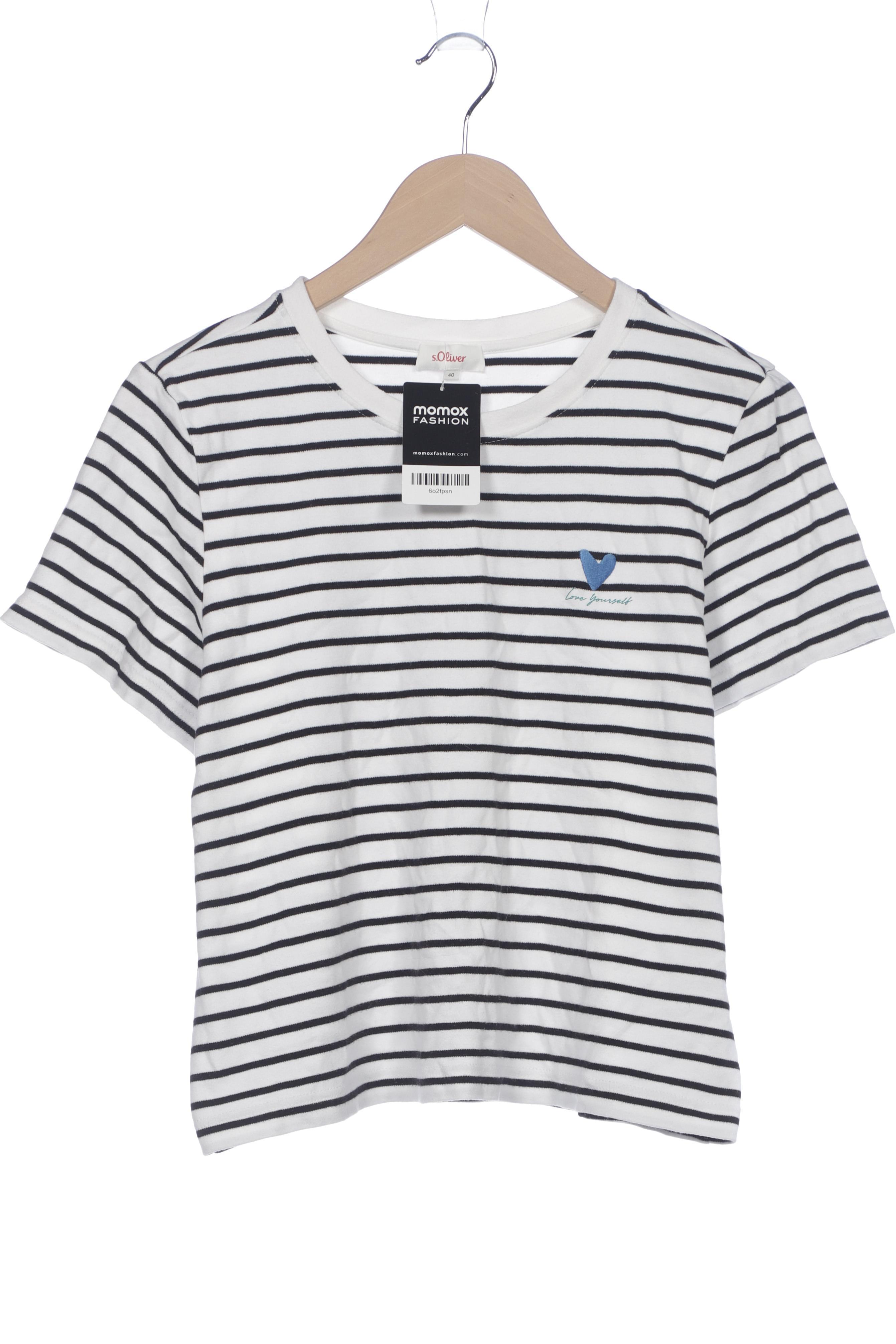 

s.Oliver Damen T-Shirt, weiß, Gr. 40