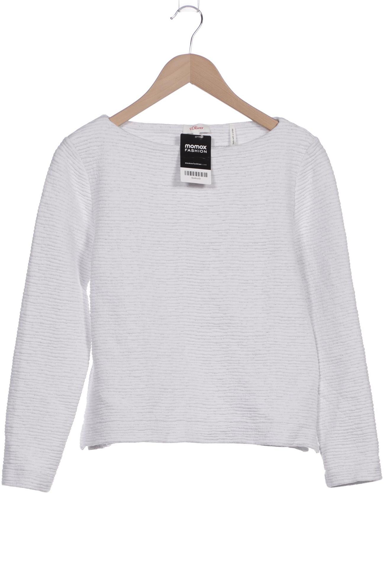 

s.Oliver Damen Sweatshirt, weiß, Gr. 36