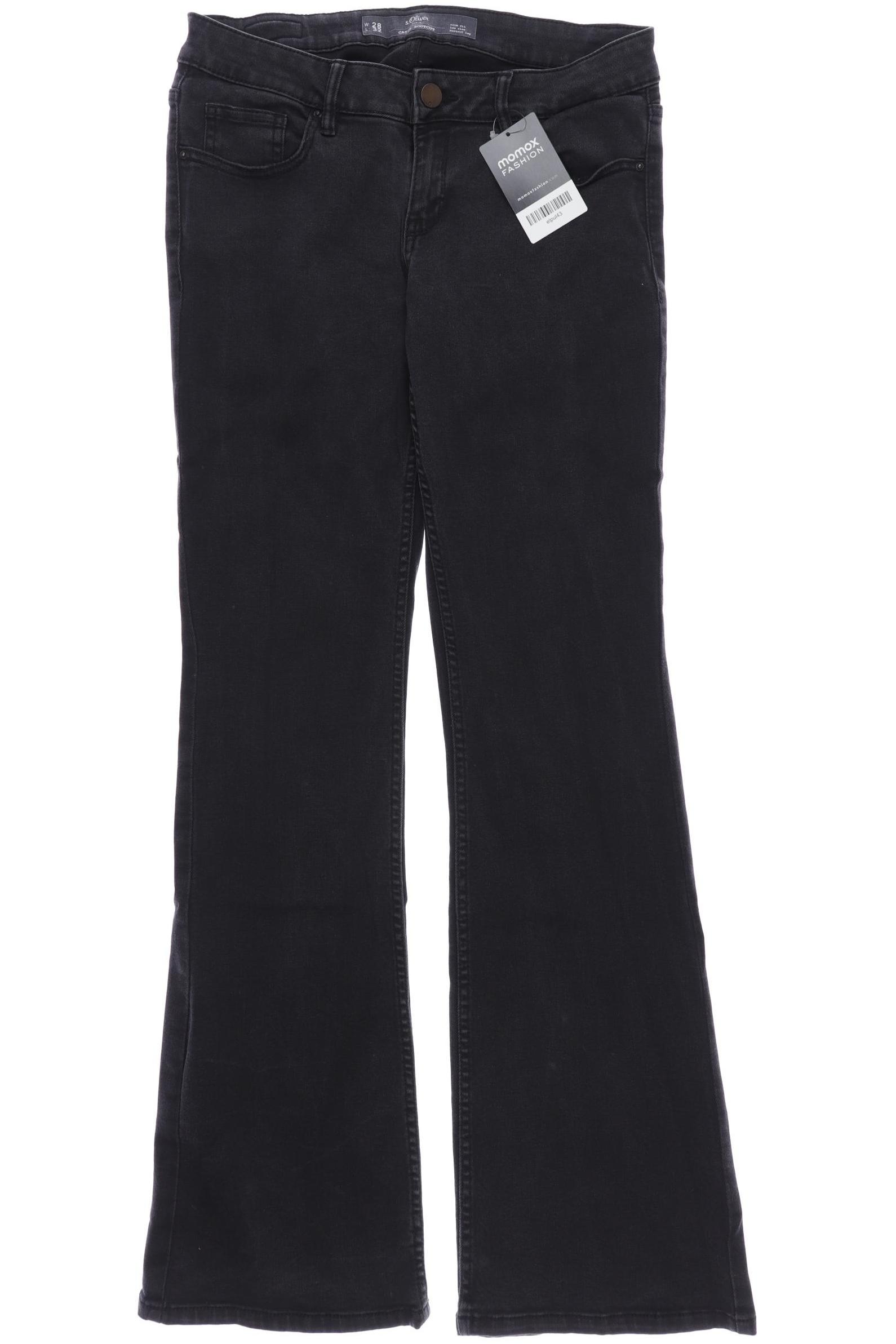 

s.Oliver Damen Jeans, schwarz, Gr. 28