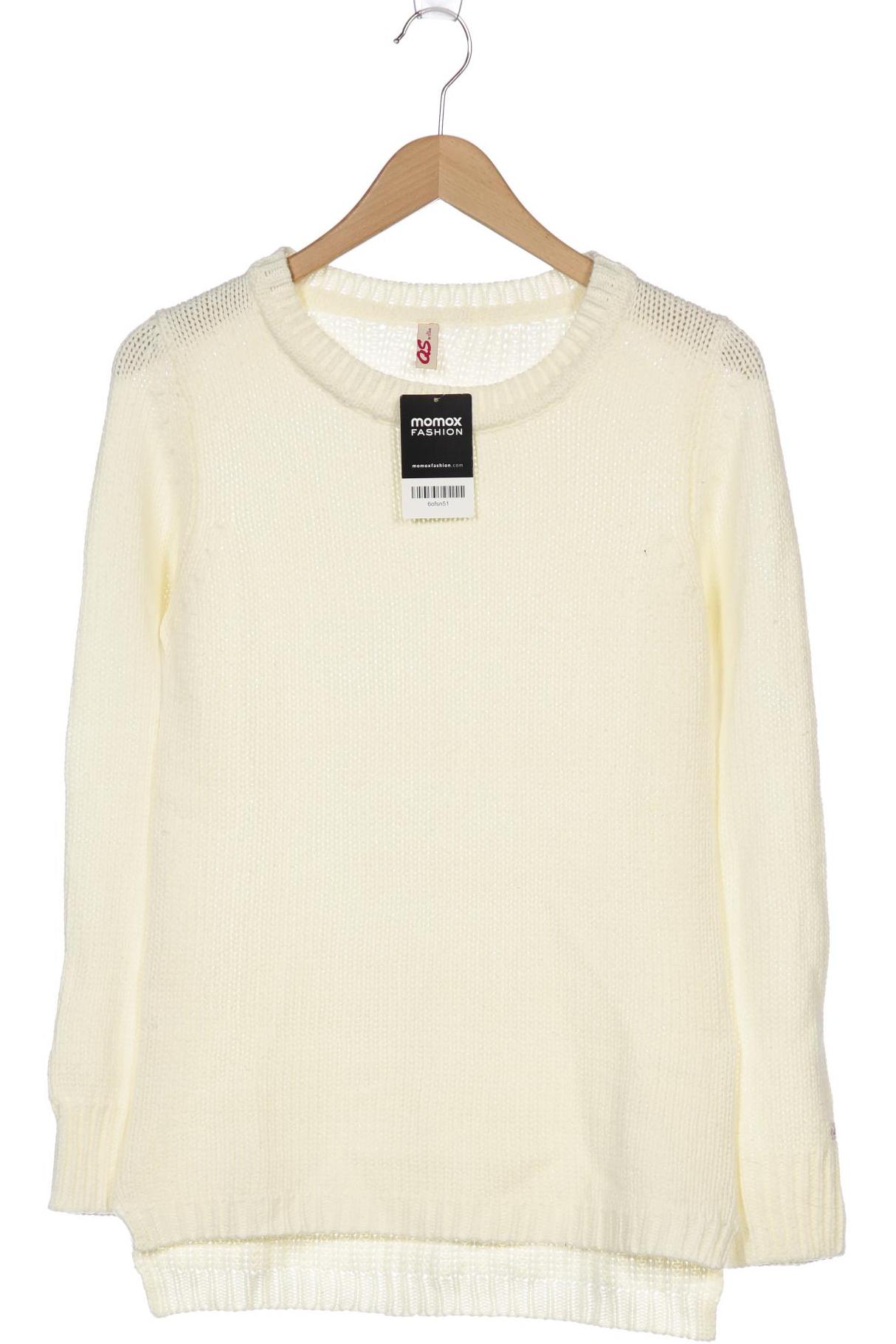 

s.Oliver Damen Pullover, cremeweiß