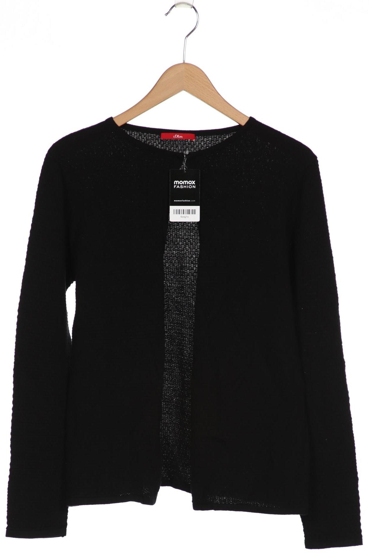 

s.Oliver Damen Strickjacke, schwarz