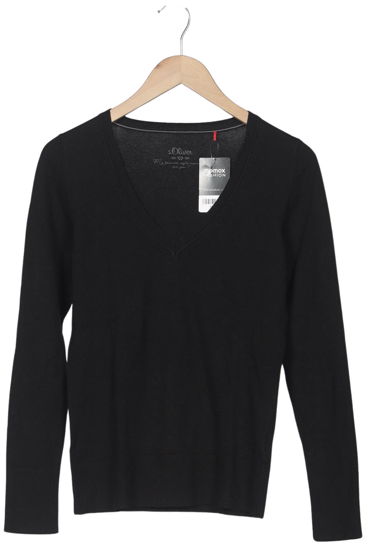 

s.Oliver Damen Pullover, schwarz, Gr. 36