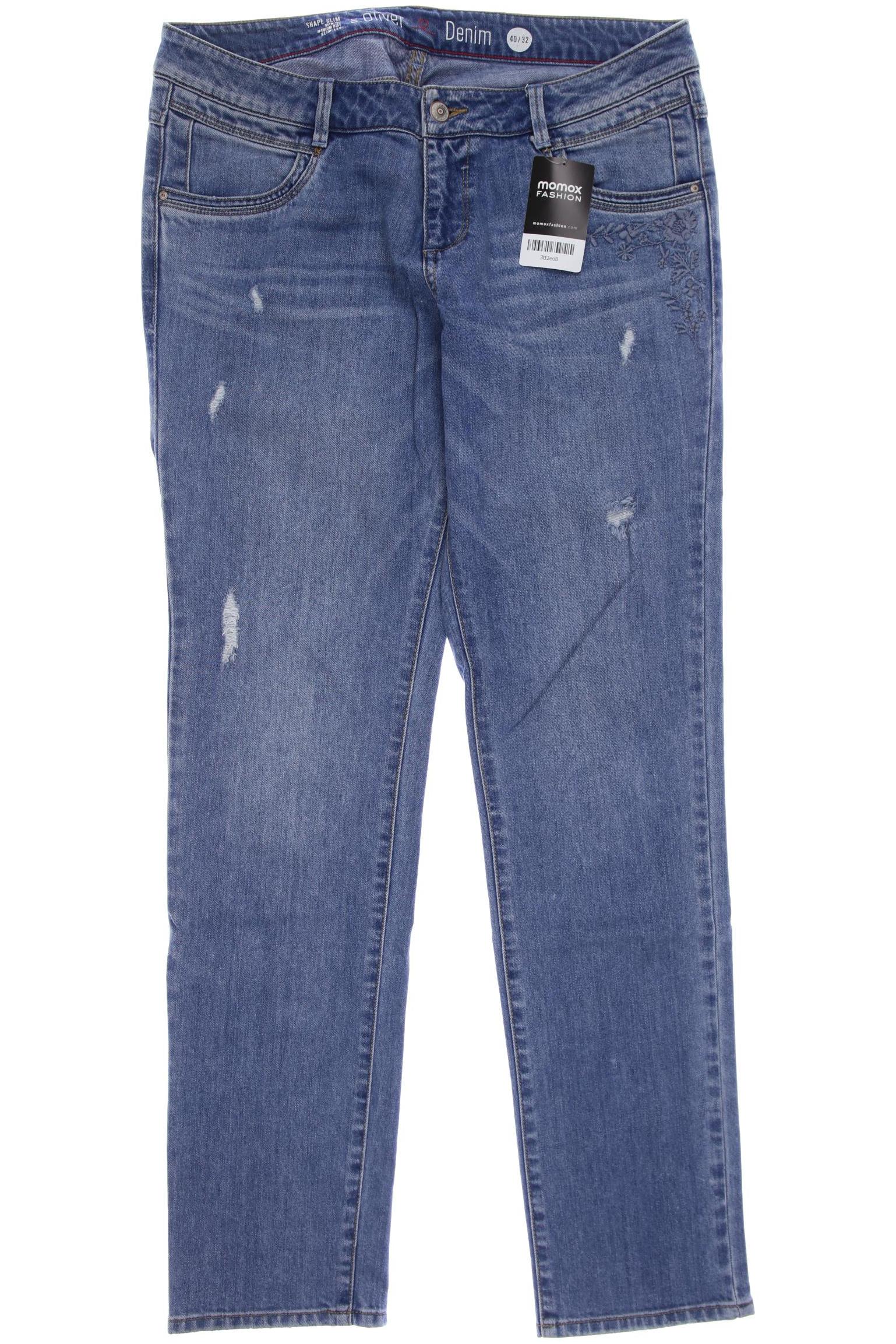 

s.Oliver Damen Jeans, blau