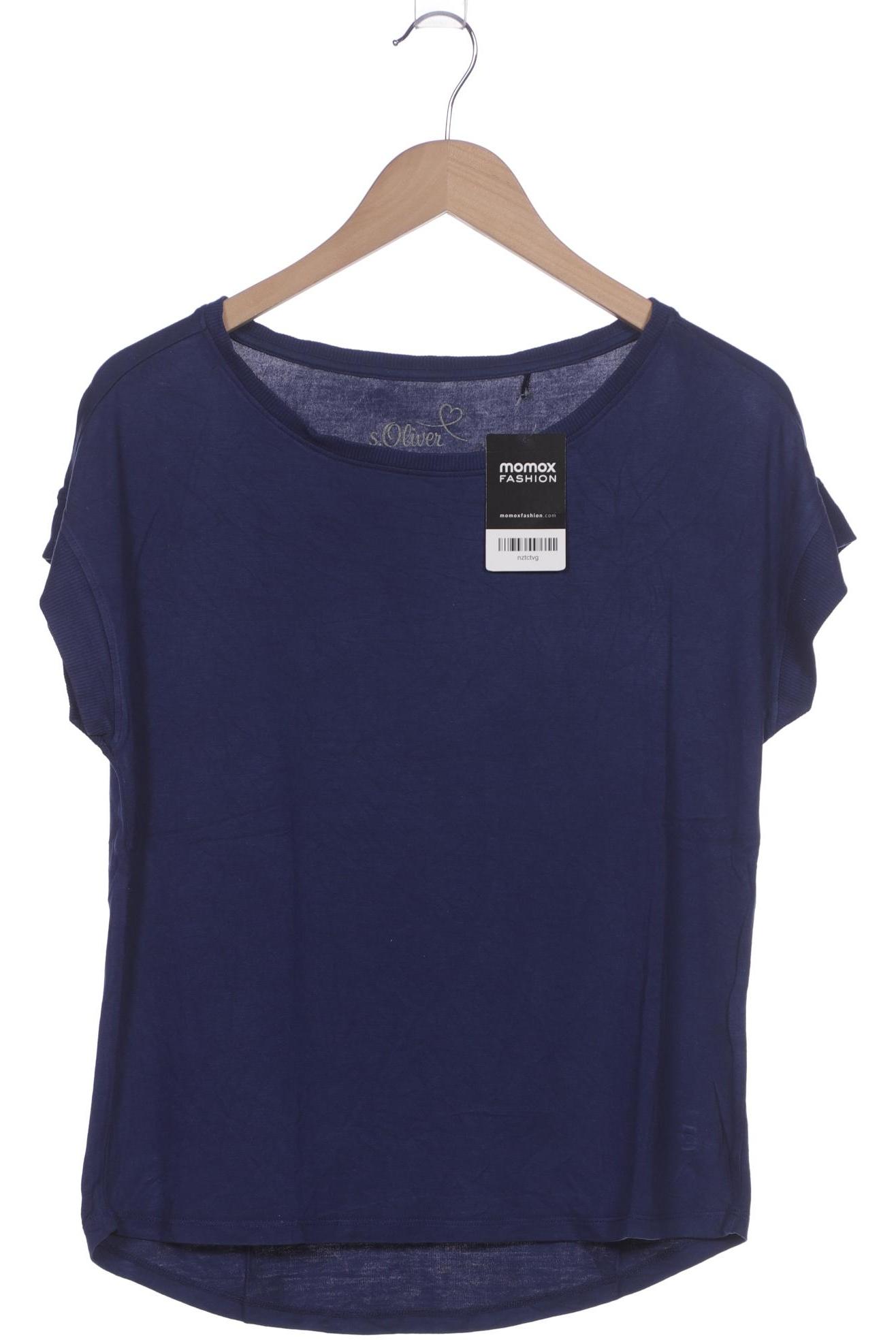 

s.Oliver Damen T-Shirt, marineblau, Gr. 42