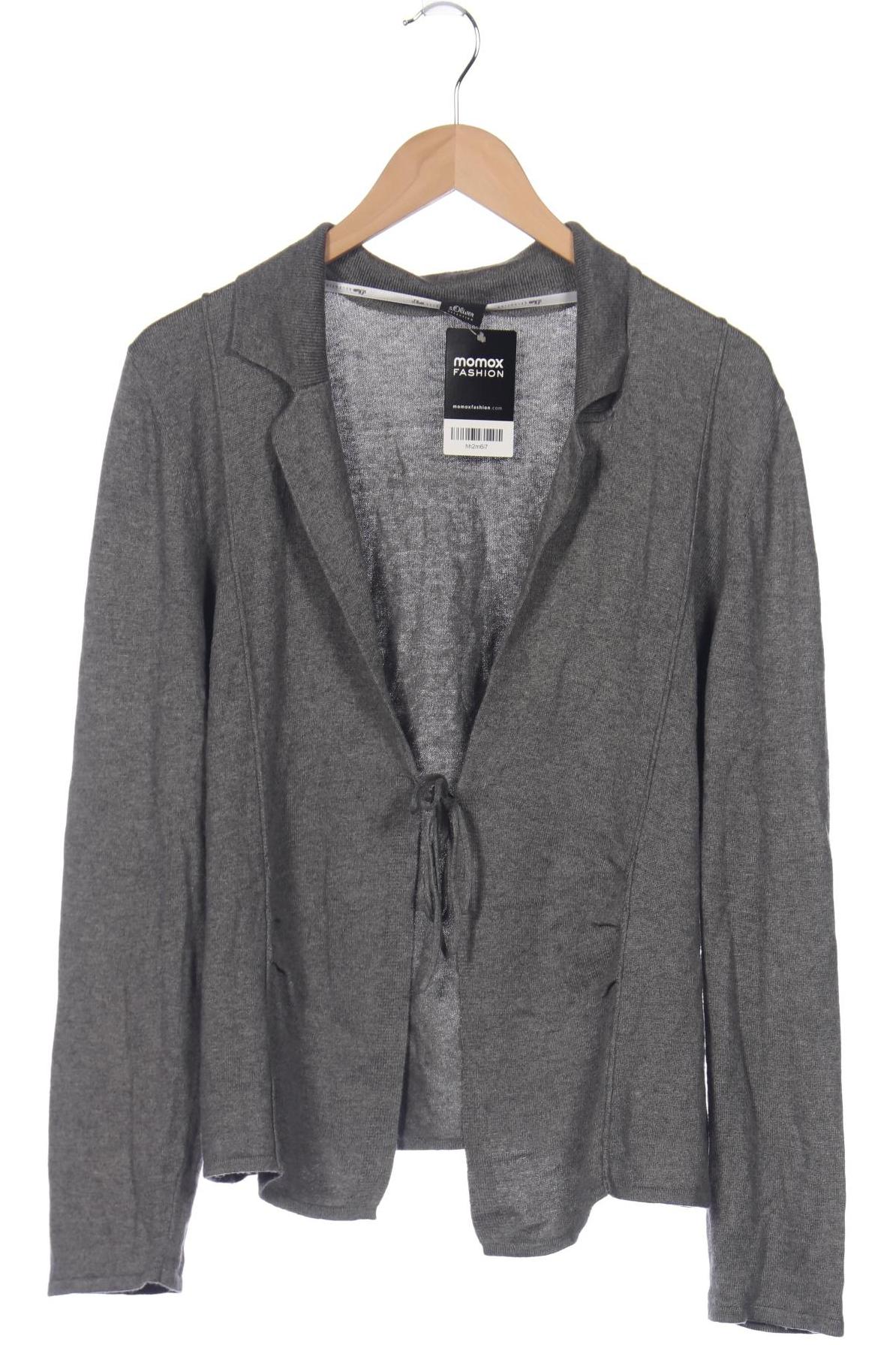 

s.Oliver Damen Strickjacke, grau, Gr. 44