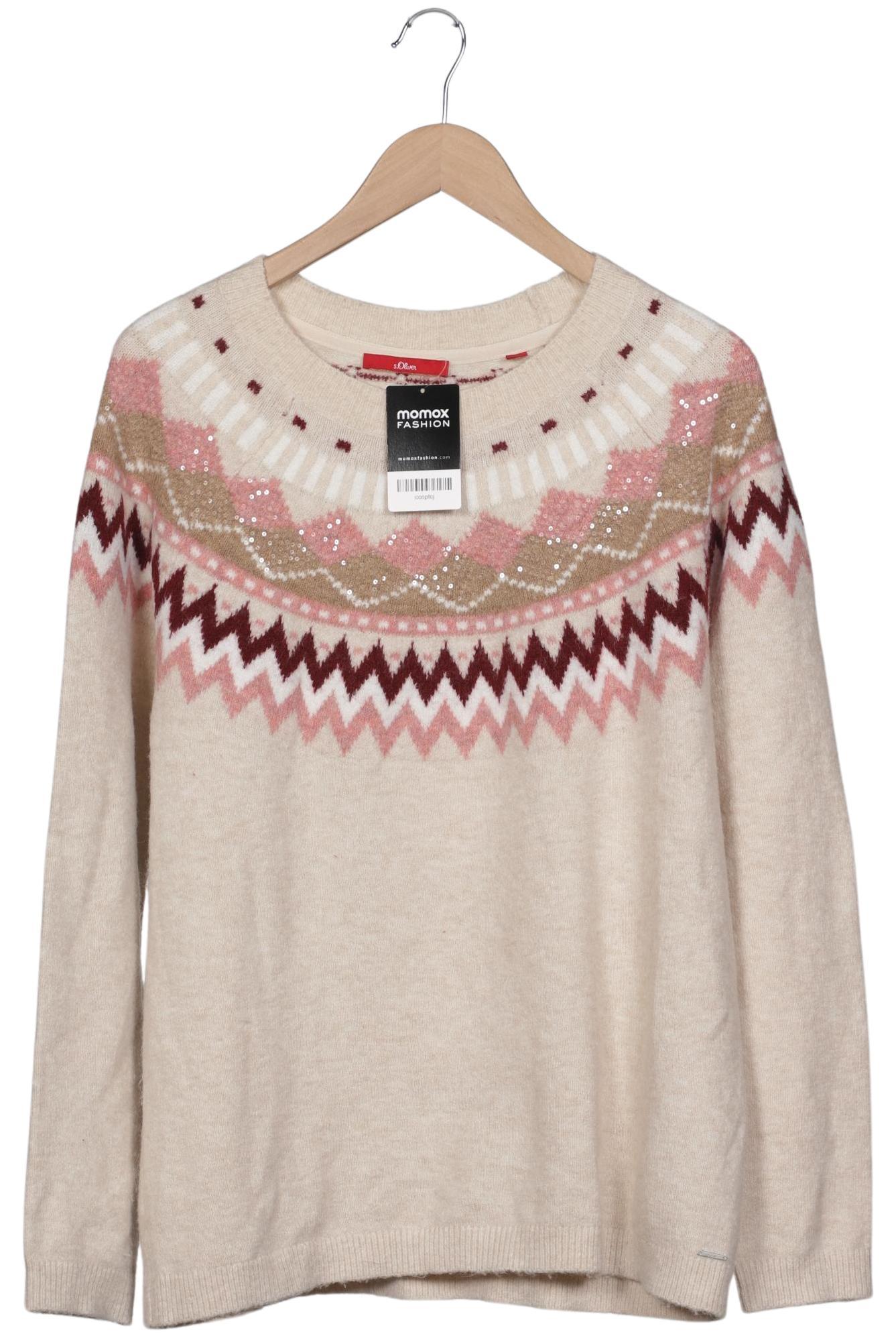 

s.Oliver Damen Pullover, beige, Gr. 40