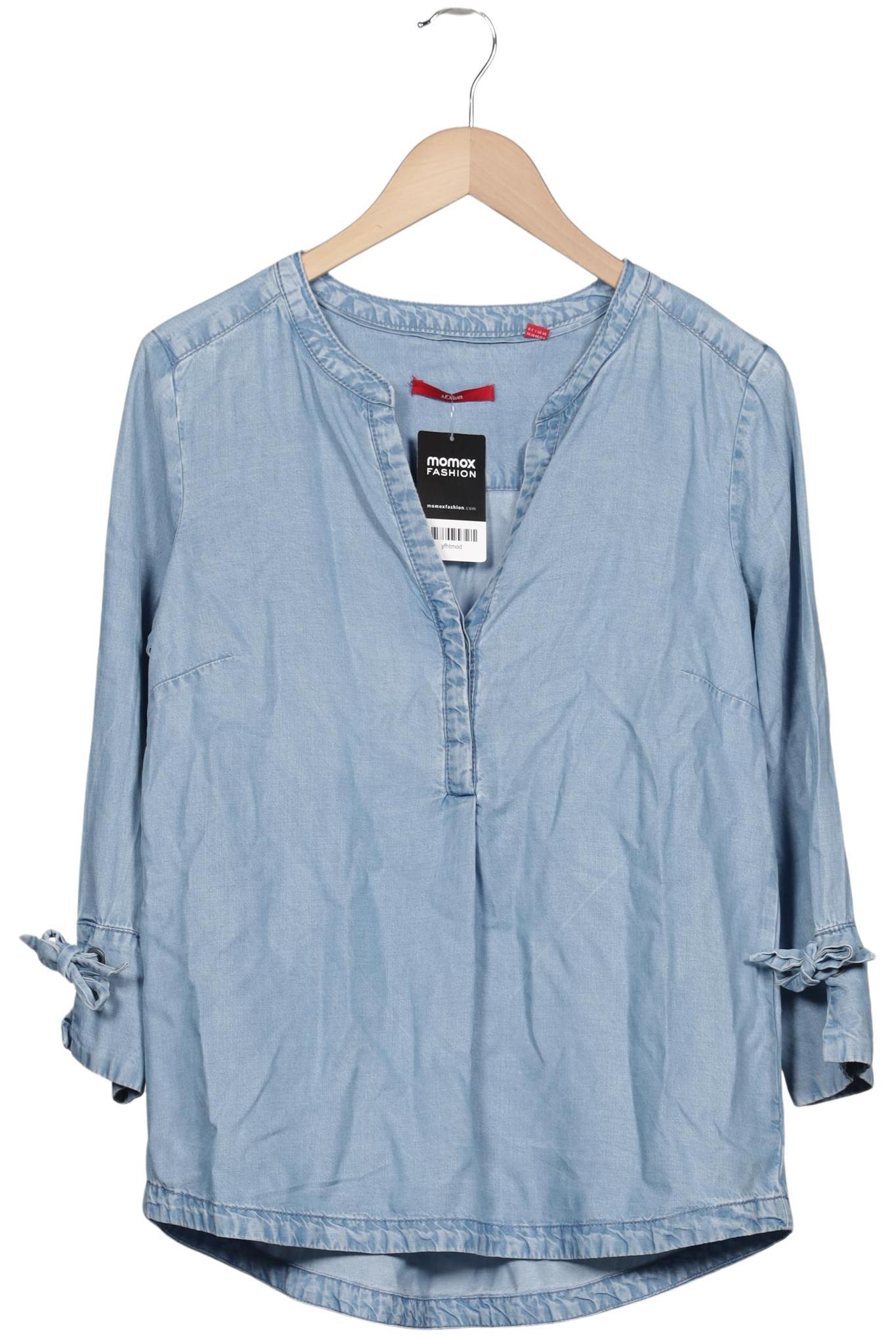 

s.Oliver Damen Bluse, hellblau, Gr. 36