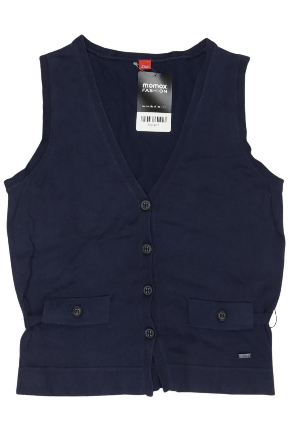 

s.Oliver Damen Weste, marineblau, Gr. 38