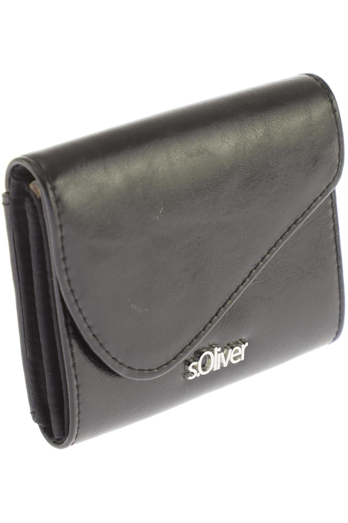 

s.Oliver Damen Portemonnaie, schwarz, Gr.