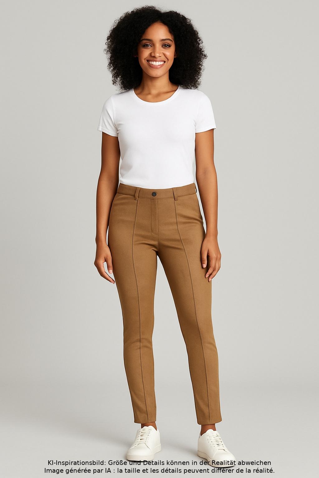 

s.Oliver Damen Stoffhose, beige, Gr. 31