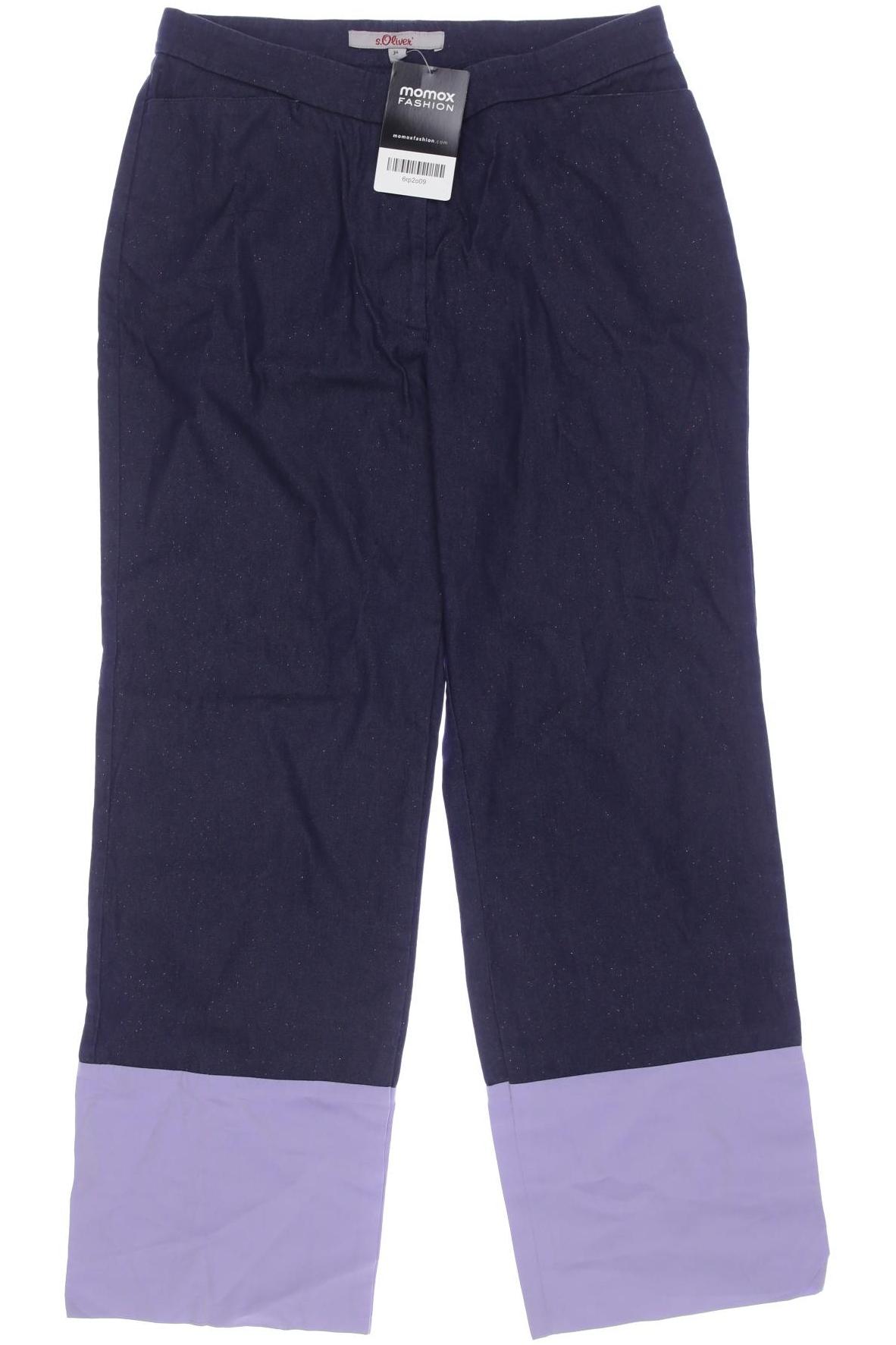 

s.Oliver Damen Stoffhose, marineblau, Gr. 34