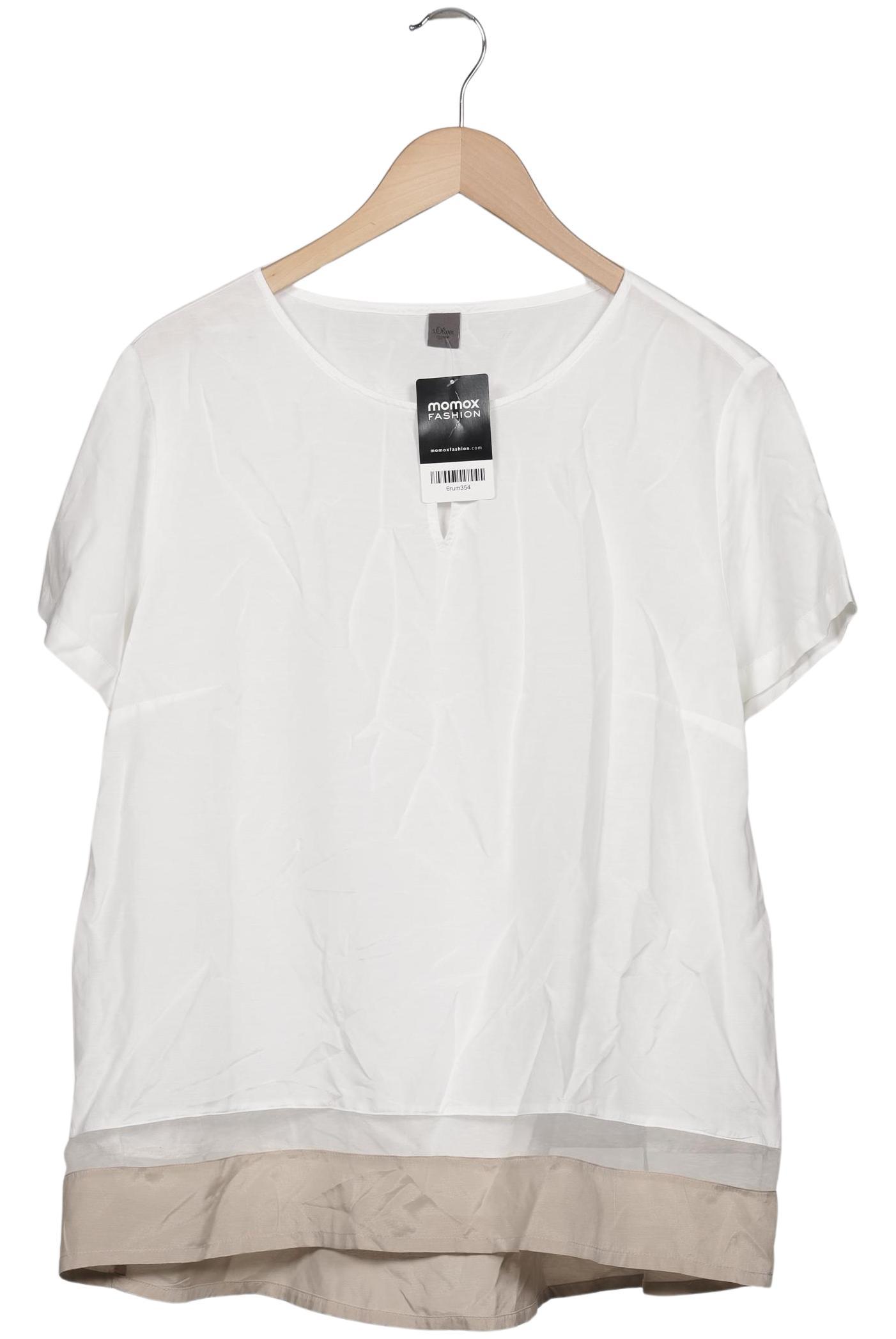

s.Oliver Damen Bluse, weiß, Gr. 46