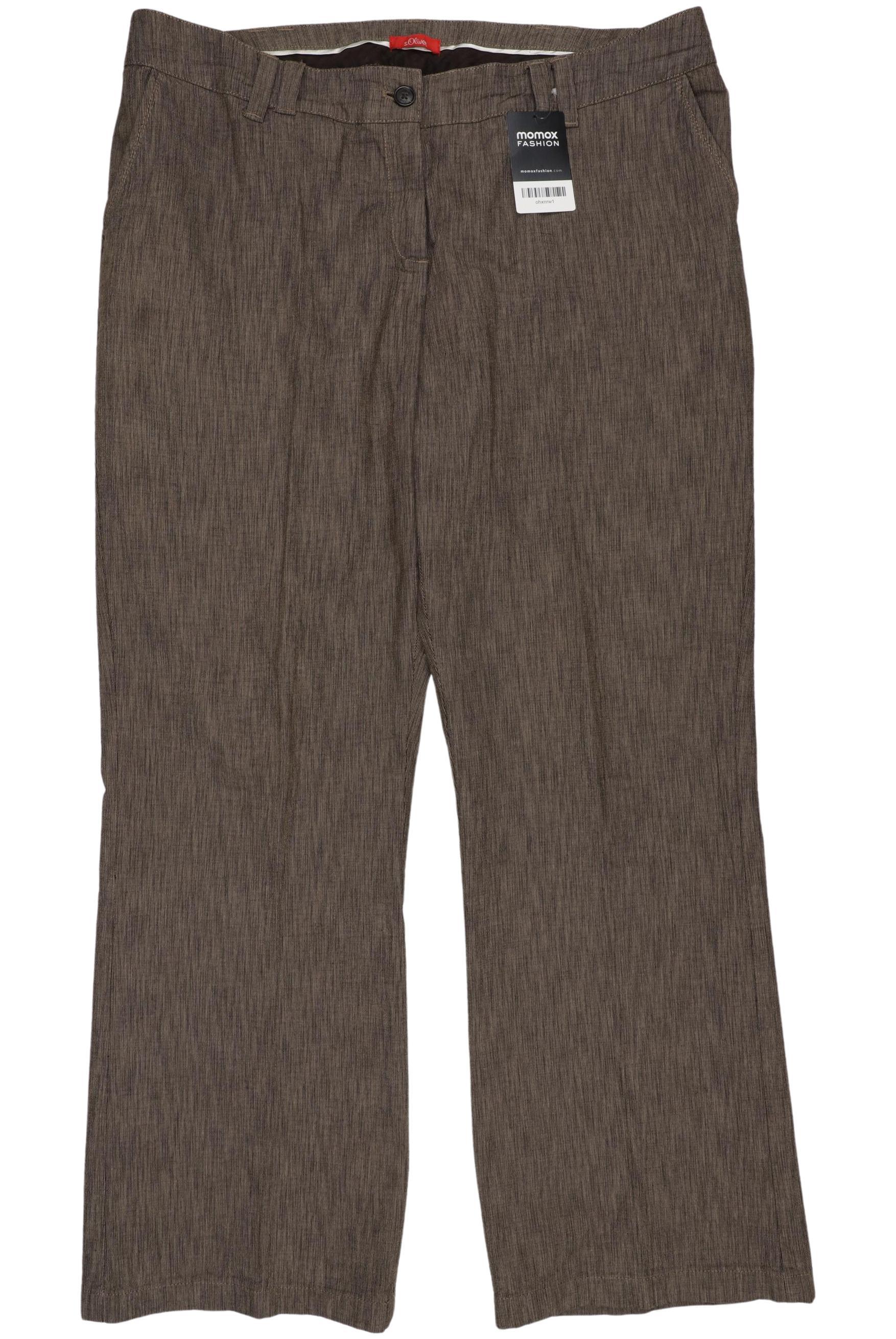 

s.Oliver Damen Stoffhose, braun, Gr. 46