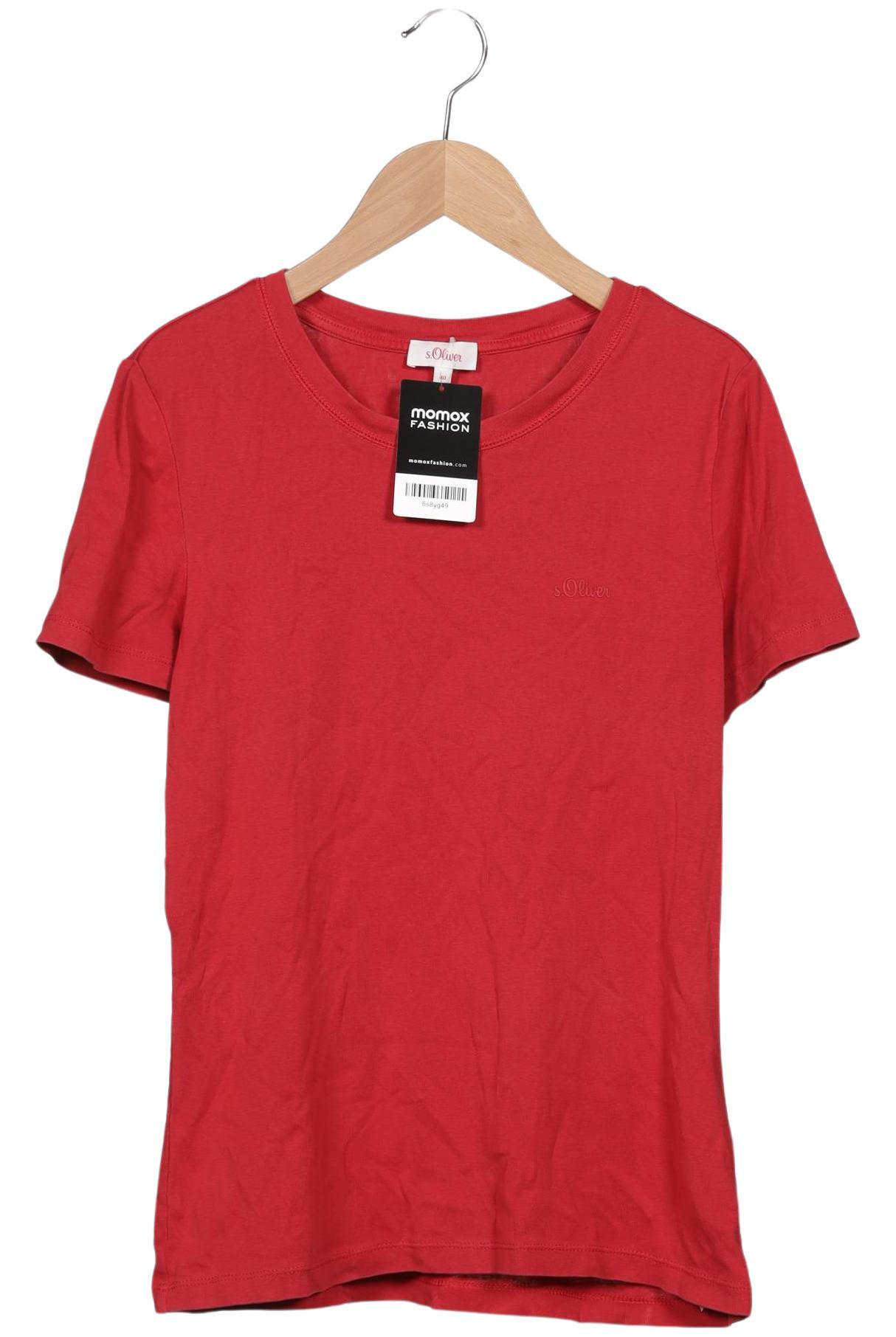 

s.Oliver Damen T-Shirt, rot, Gr. 40