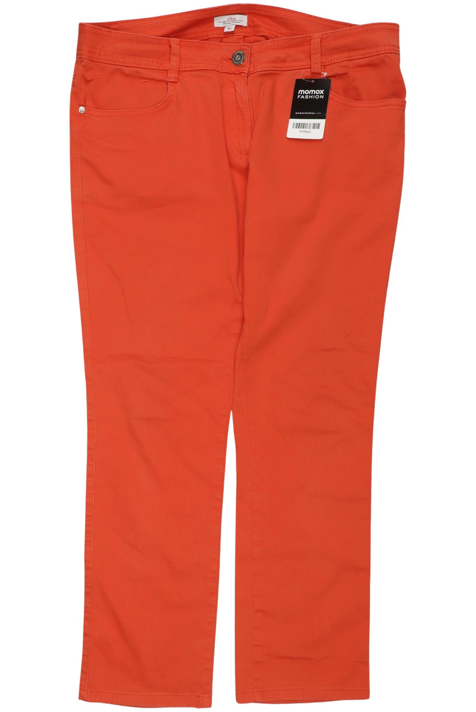 

s.Oliver Damen Jeans, orange, Gr. 42