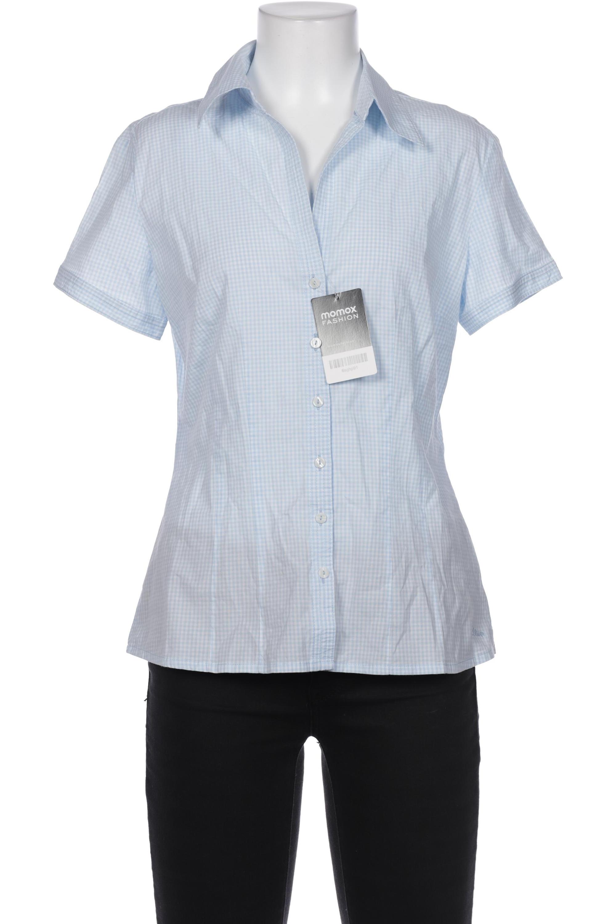 

s.Oliver Damen Bluse, hellblau, Gr. 38