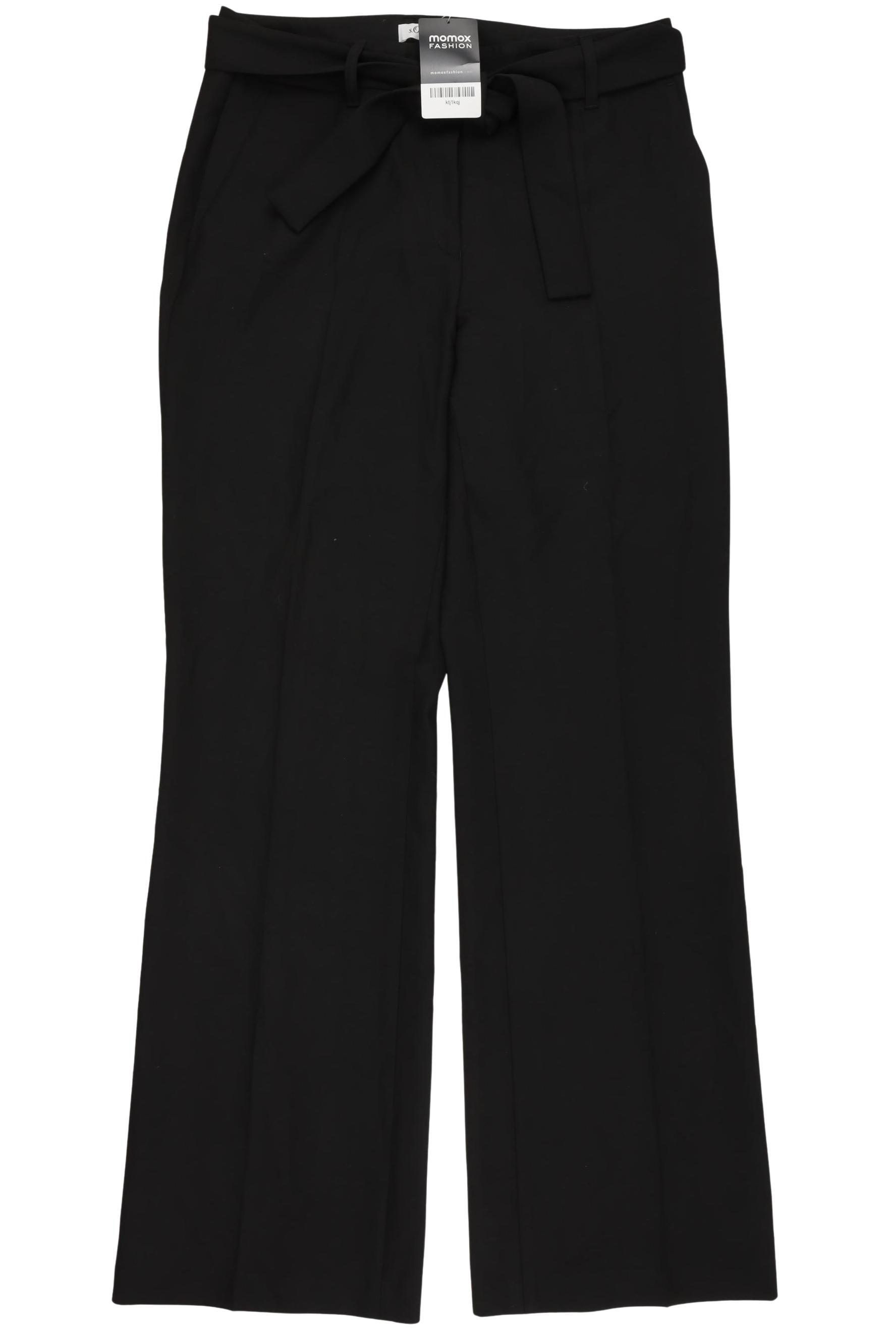 

s.Oliver Damen Stoffhose, schwarz, Gr. 38