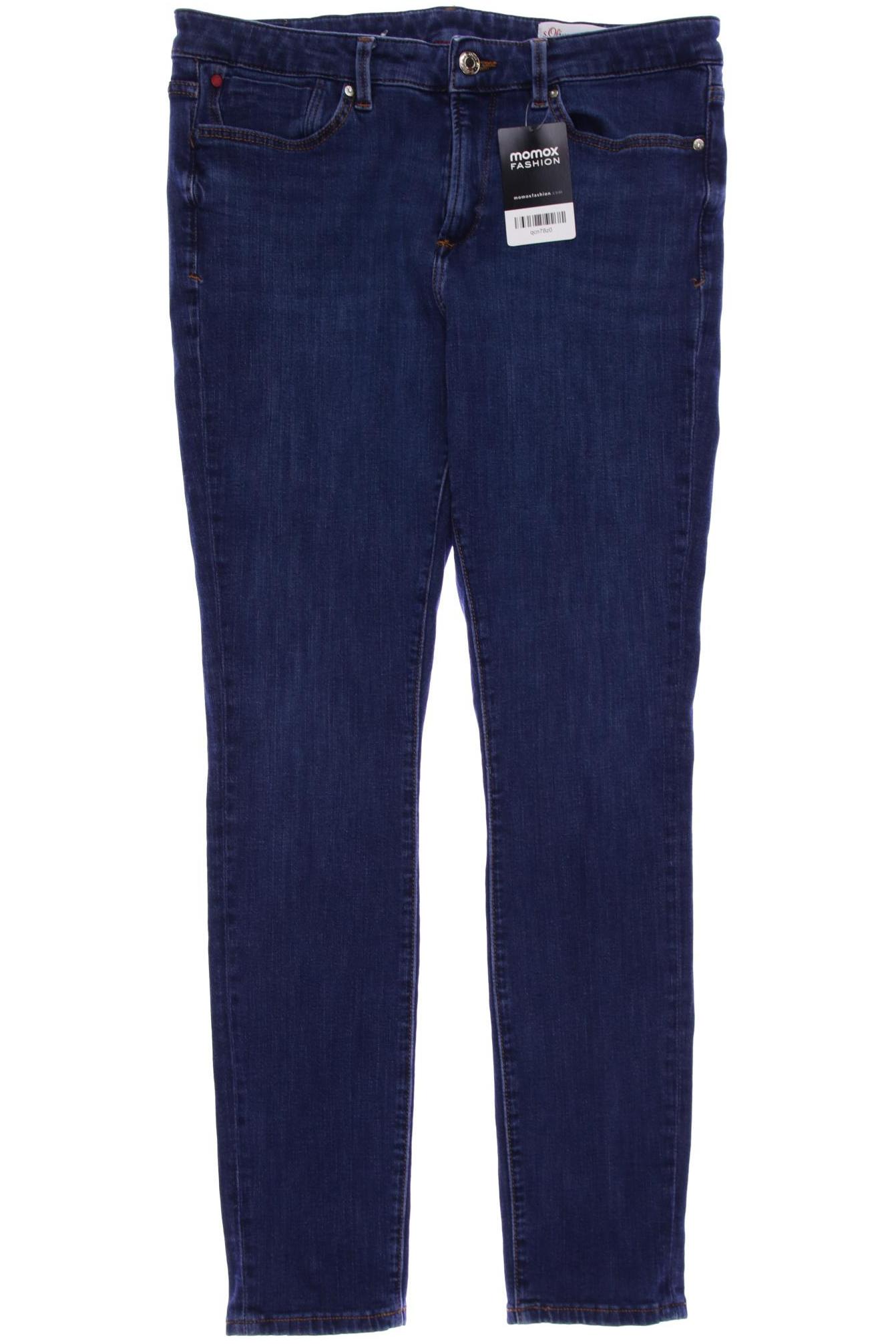 

s.Oliver Damen Jeans, marineblau