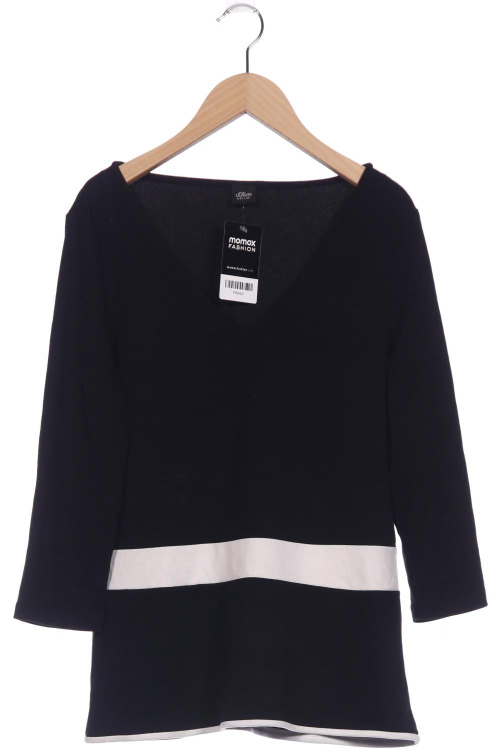 

s.Oliver Damen Langarmshirt, schwarz, Gr. 40