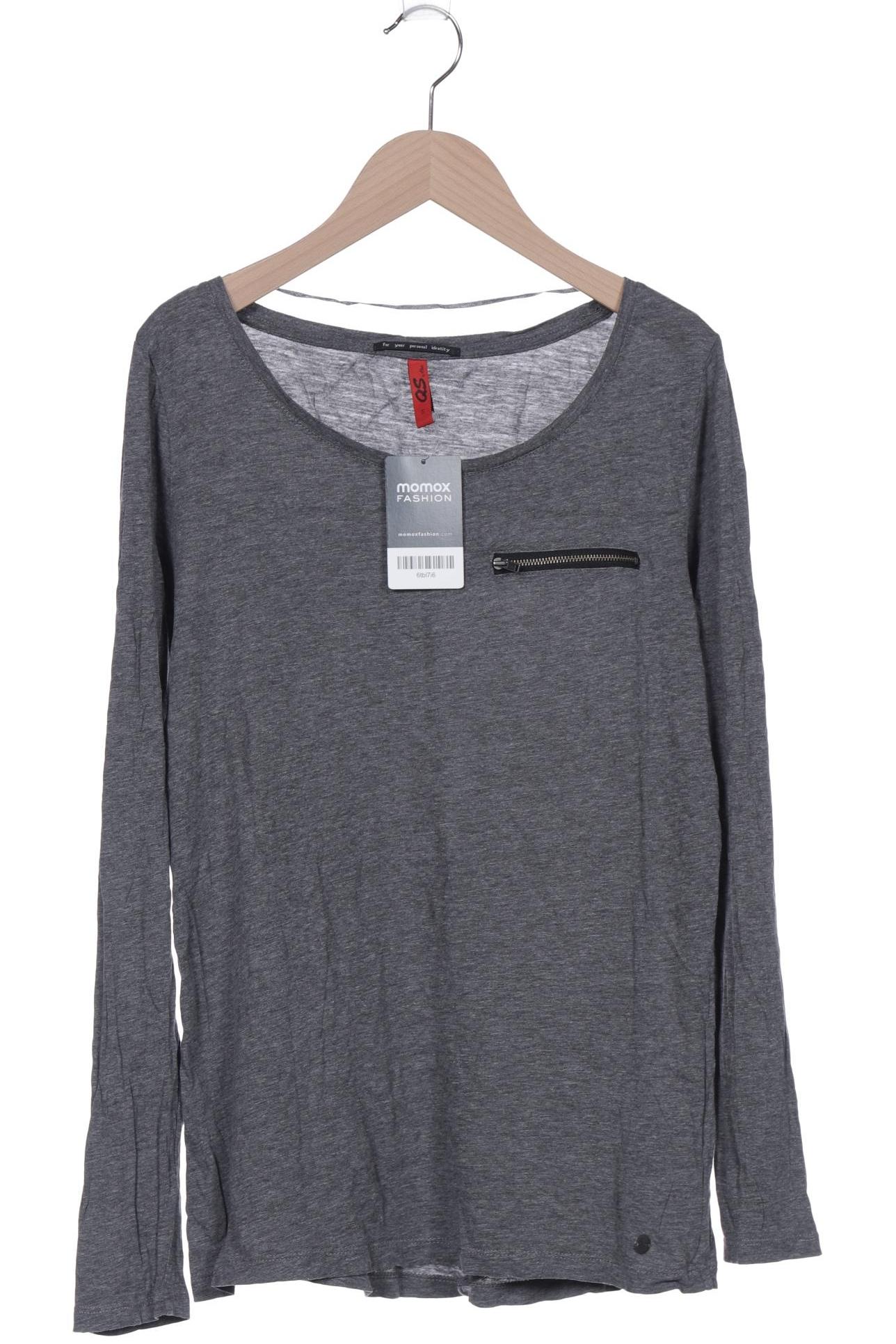 Thumbnail - s.Oliver Damen Langarmshirt, grau, Gr. 36