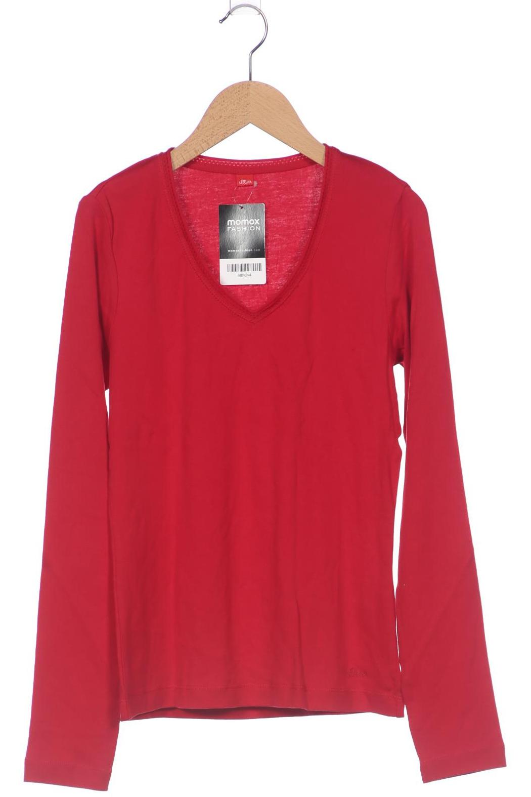 

s.Oliver Damen Langarmshirt, rot, Gr. 36