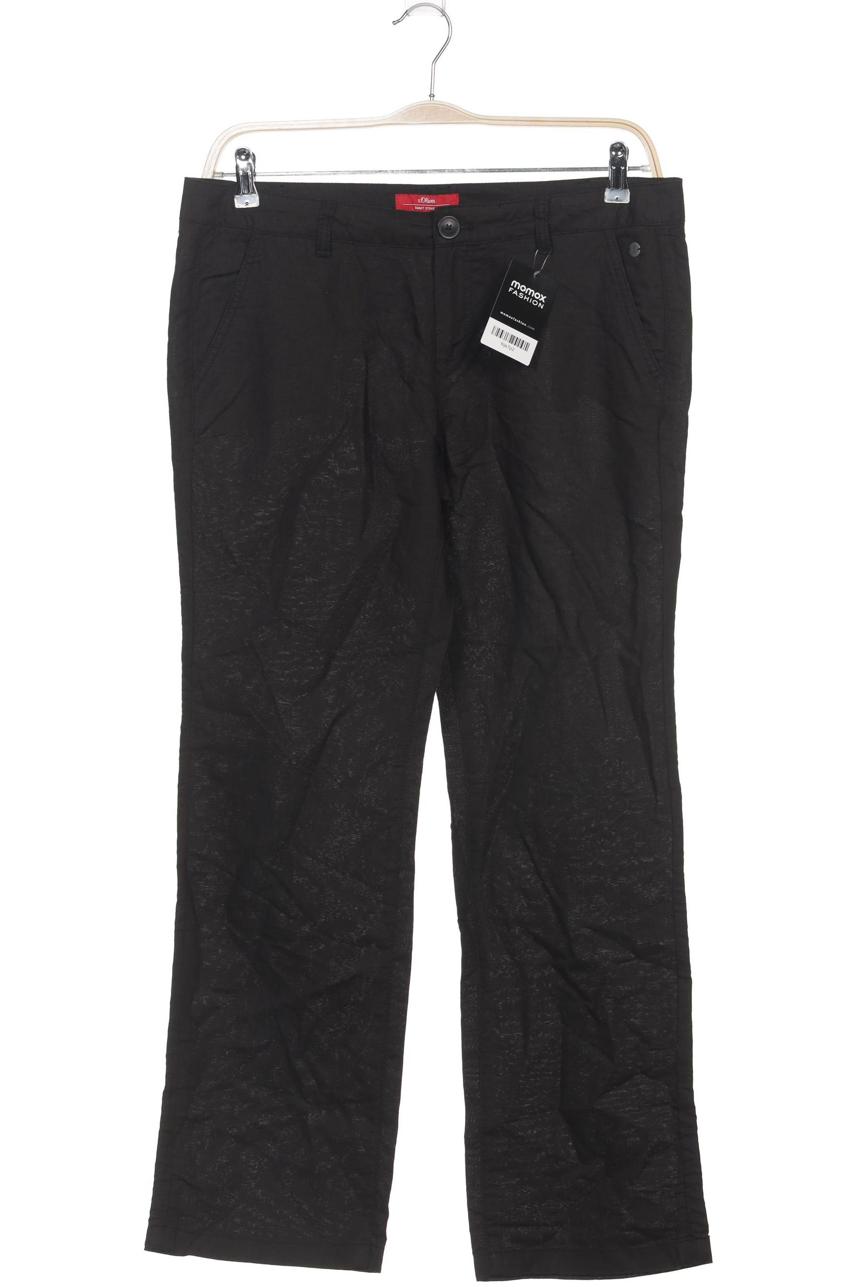 

s.Oliver Damen Stoffhose, schwarz, Gr. 40