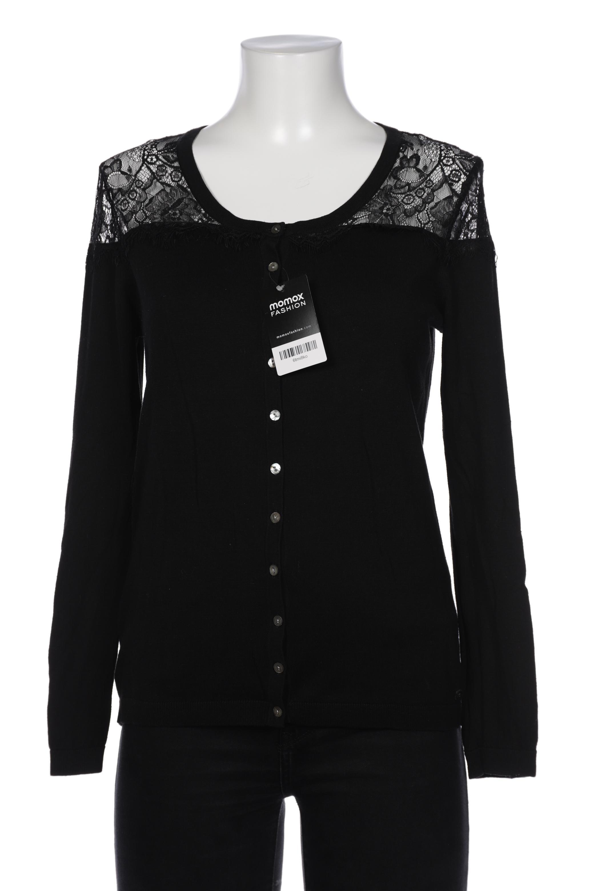 

s.Oliver Damen Strickjacke, schwarz, Gr. 42