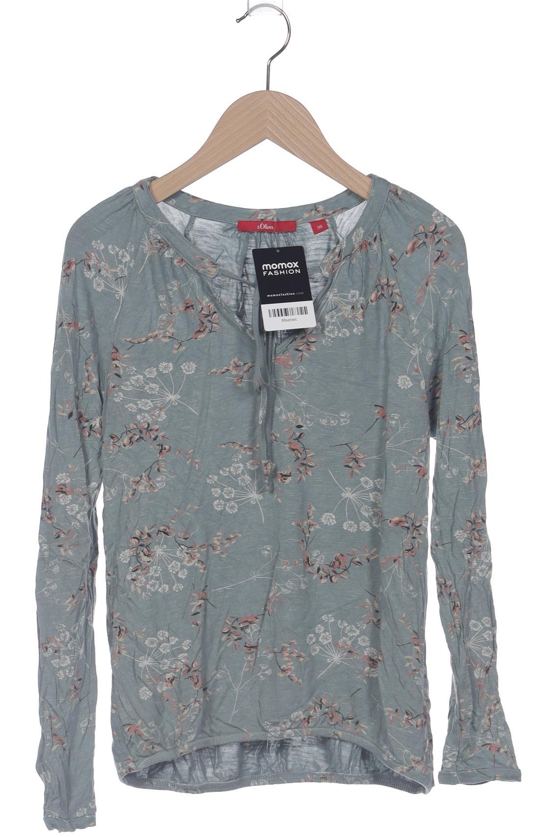 

s.Oliver Damen Langarmshirt, türkis, Gr. 36